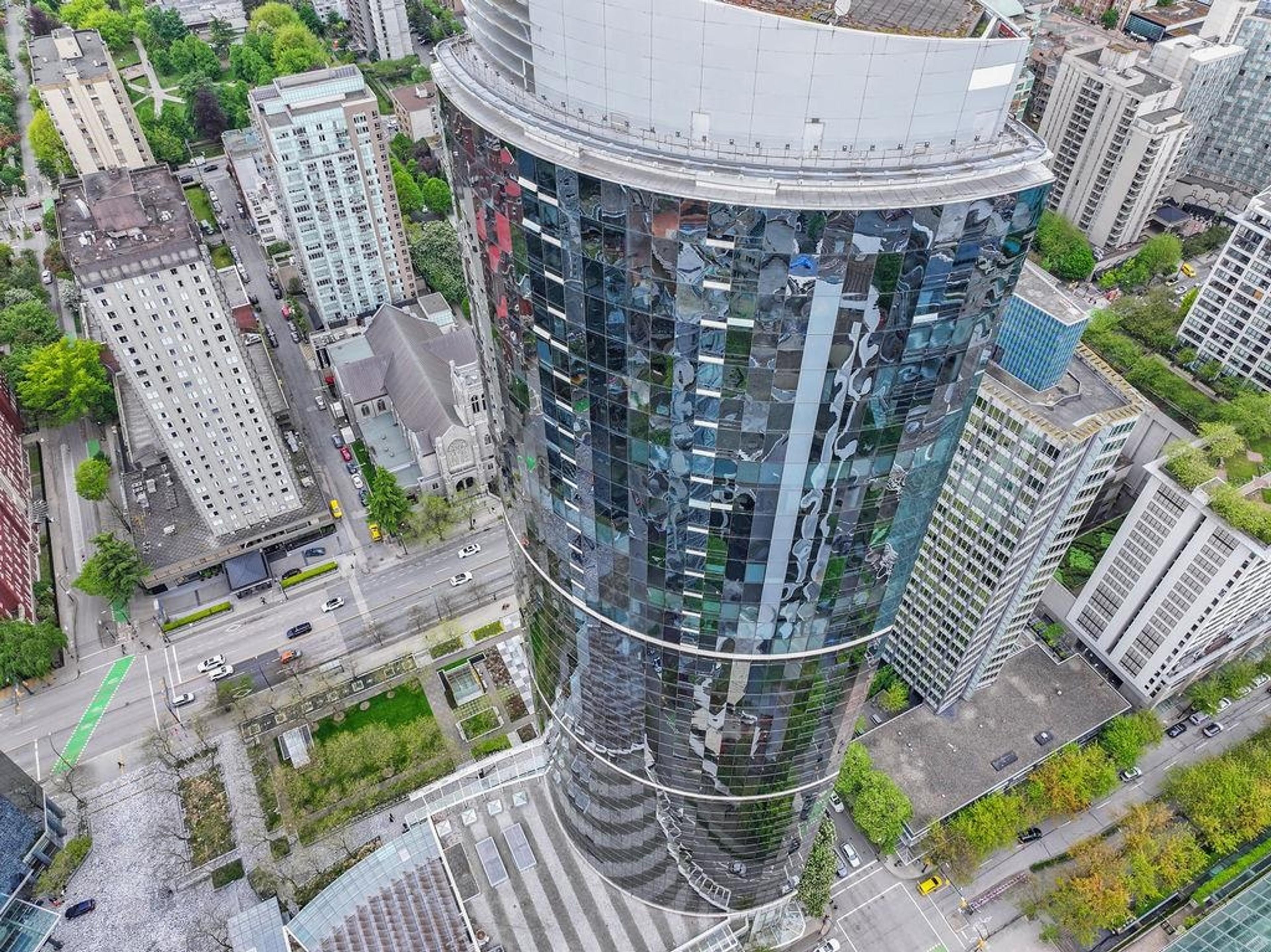 938 Nelson Street, Vancouver - Exteriors - Drone/Aerial View - Photo 2