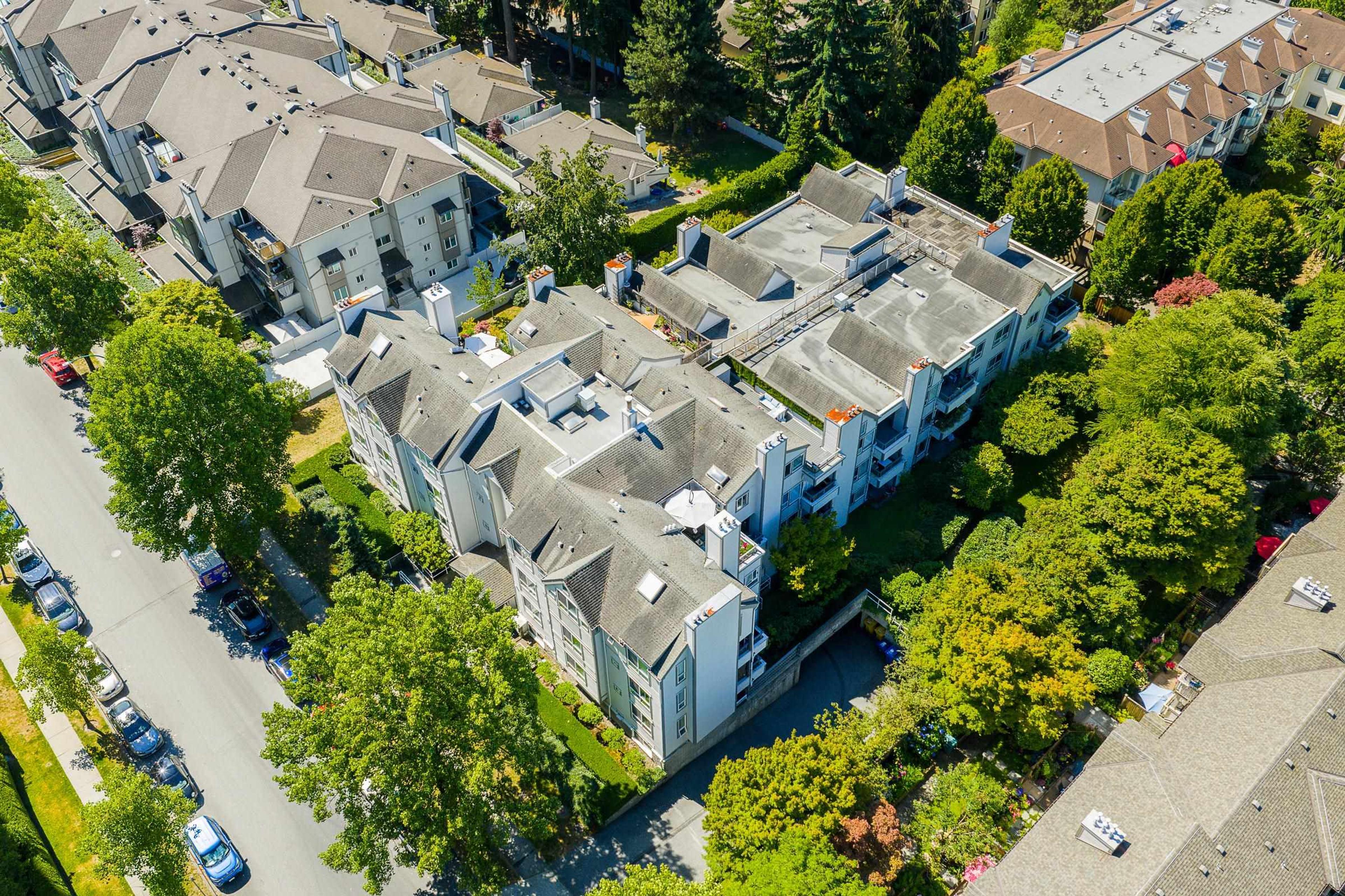 7465 Sandborne Avenue, Burnaby - Exteriors - Full Complex View, Drone/Aerial View - Photo 7