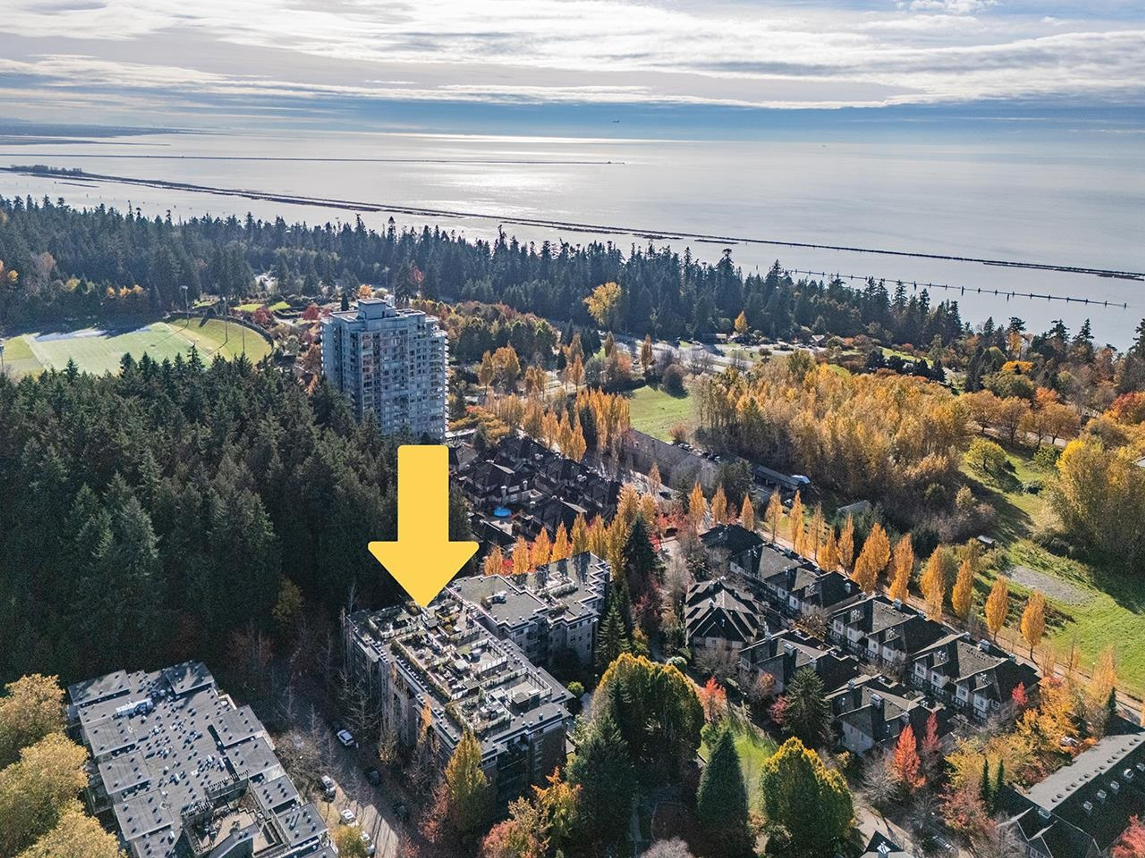 6333 Larkin Drive, Vancouver - Exteriors - Full Complex View, Drone/Aerial View, Marked/Pin - Photo 2