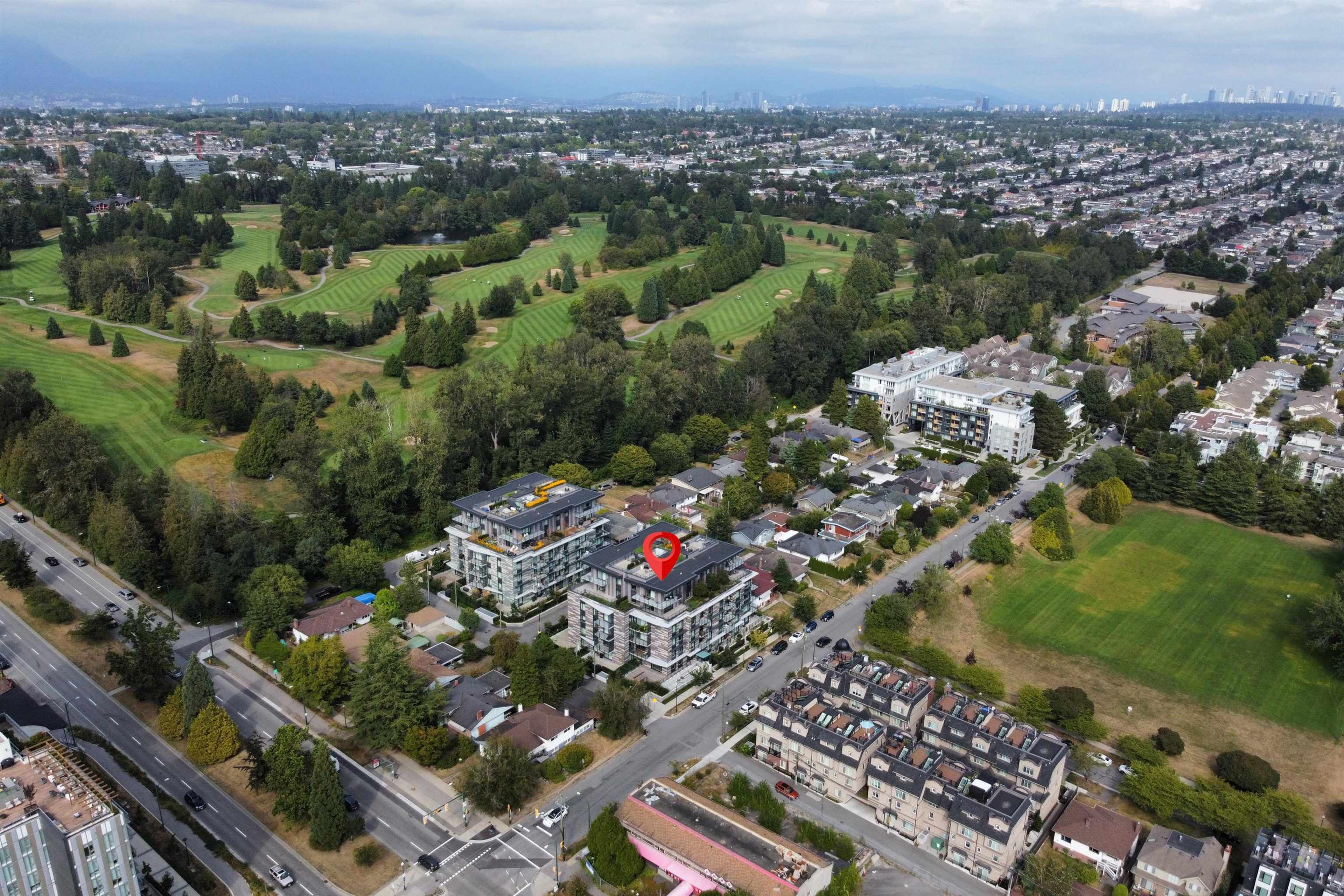 477 W 59th Avenue, Vancouver - Exteriors - Full Complex View, Drone/Aerial View, Marked/Pin - Photo 3