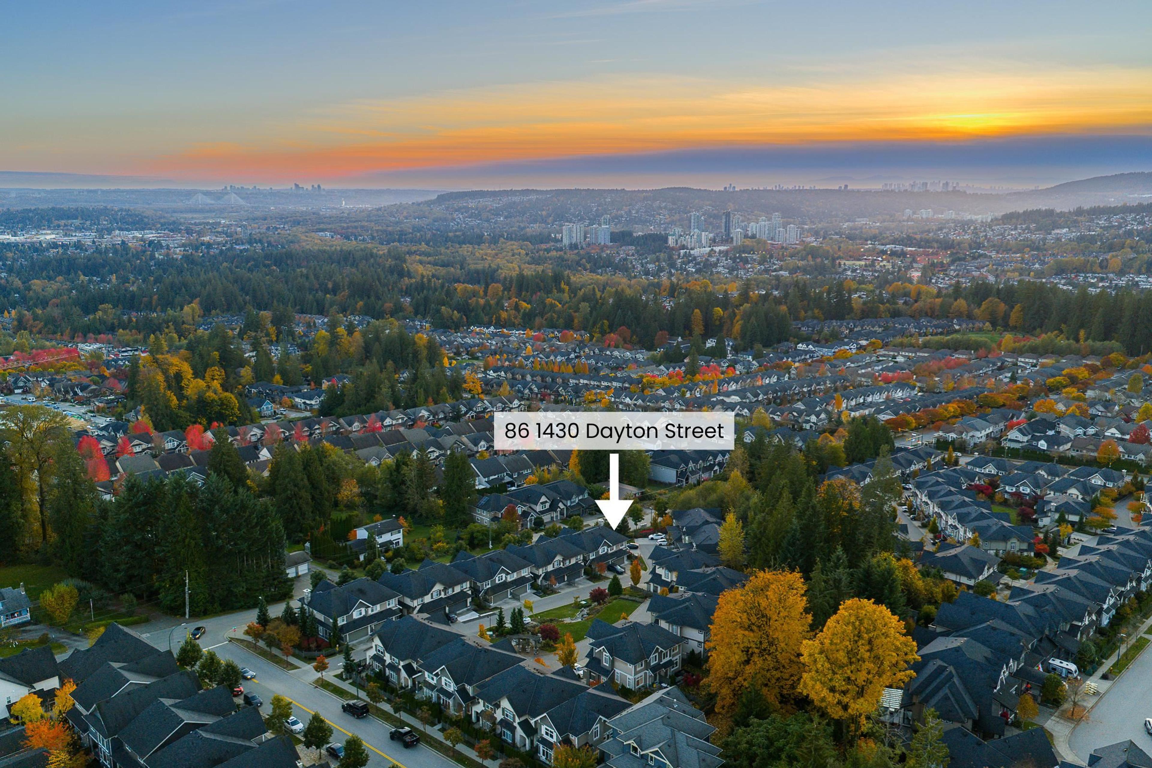 1430 Dayton Street, Coquitlam - Exteriors - Full Complex View, Drone/Aerial View, Marked/Pin - Photo 9