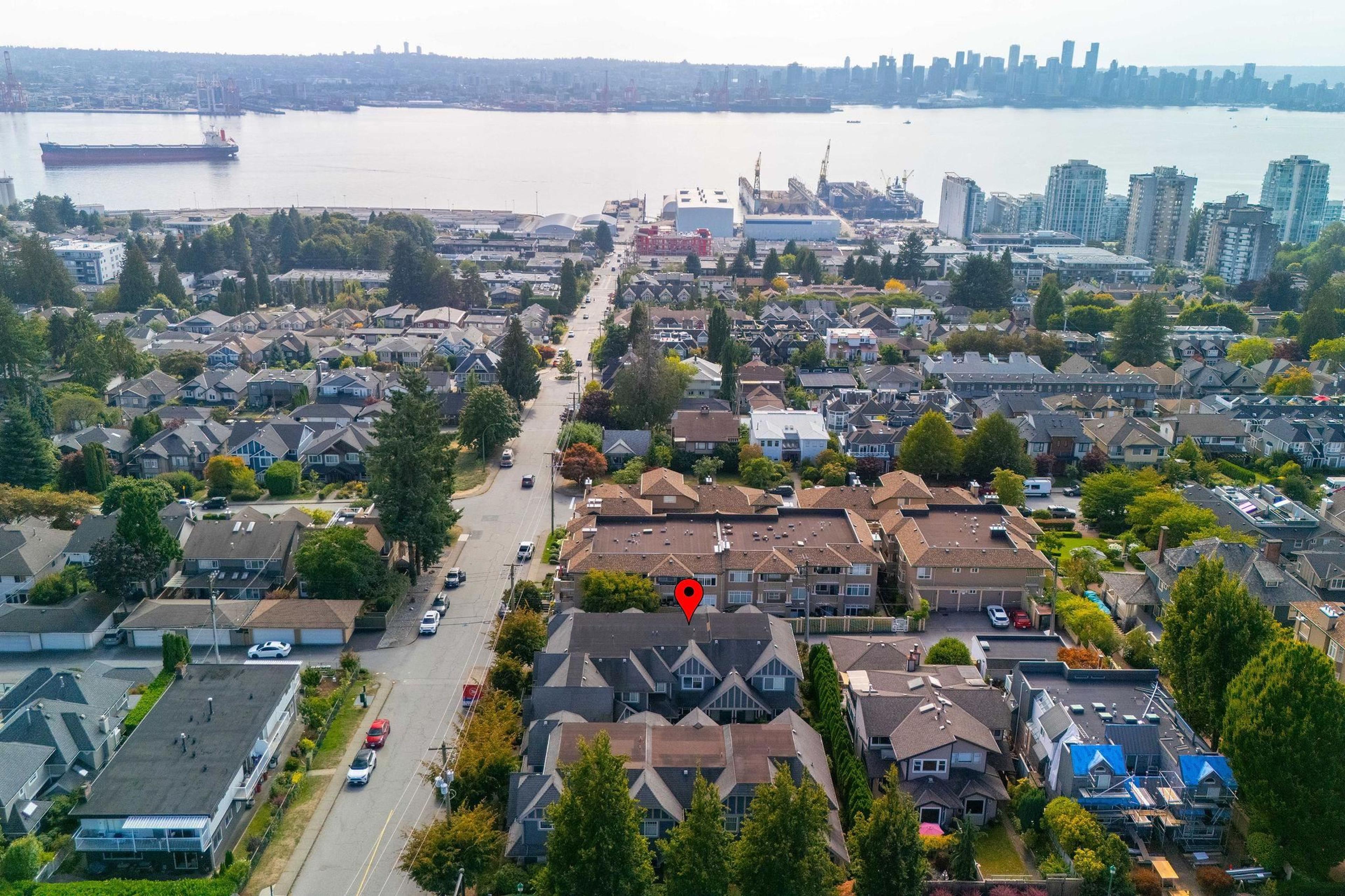 651 St. Andrews Avenue, North Vancouver - Exteriors - Full Complex View, Drone/Aerial View, Marked/Pin - Photo 1