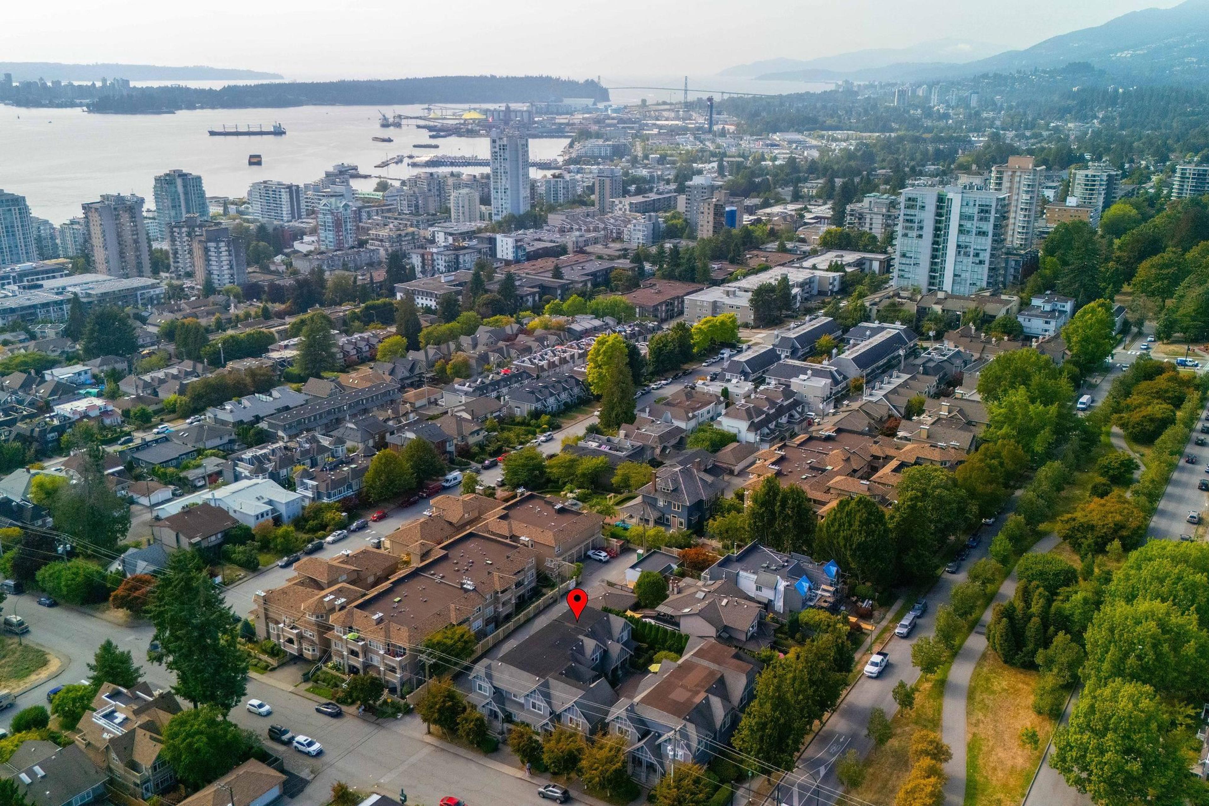 651 St. Andrews Avenue, North Vancouver - Exteriors - Drone/Aerial View, Marked/Pin - Photo 3