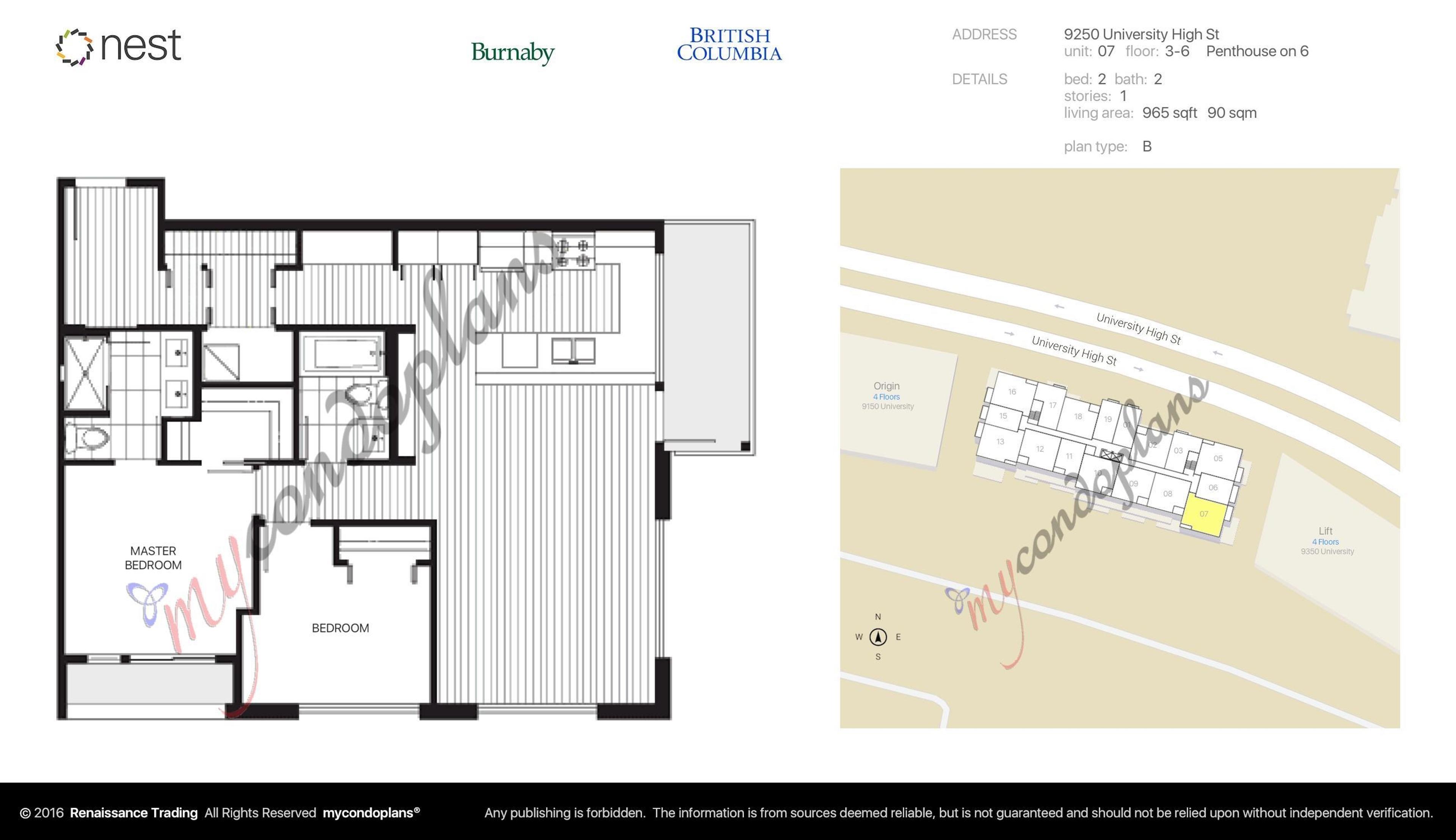 Property at #507 9250 UNIVERSITY HIGH STREET, Burnaby, BC