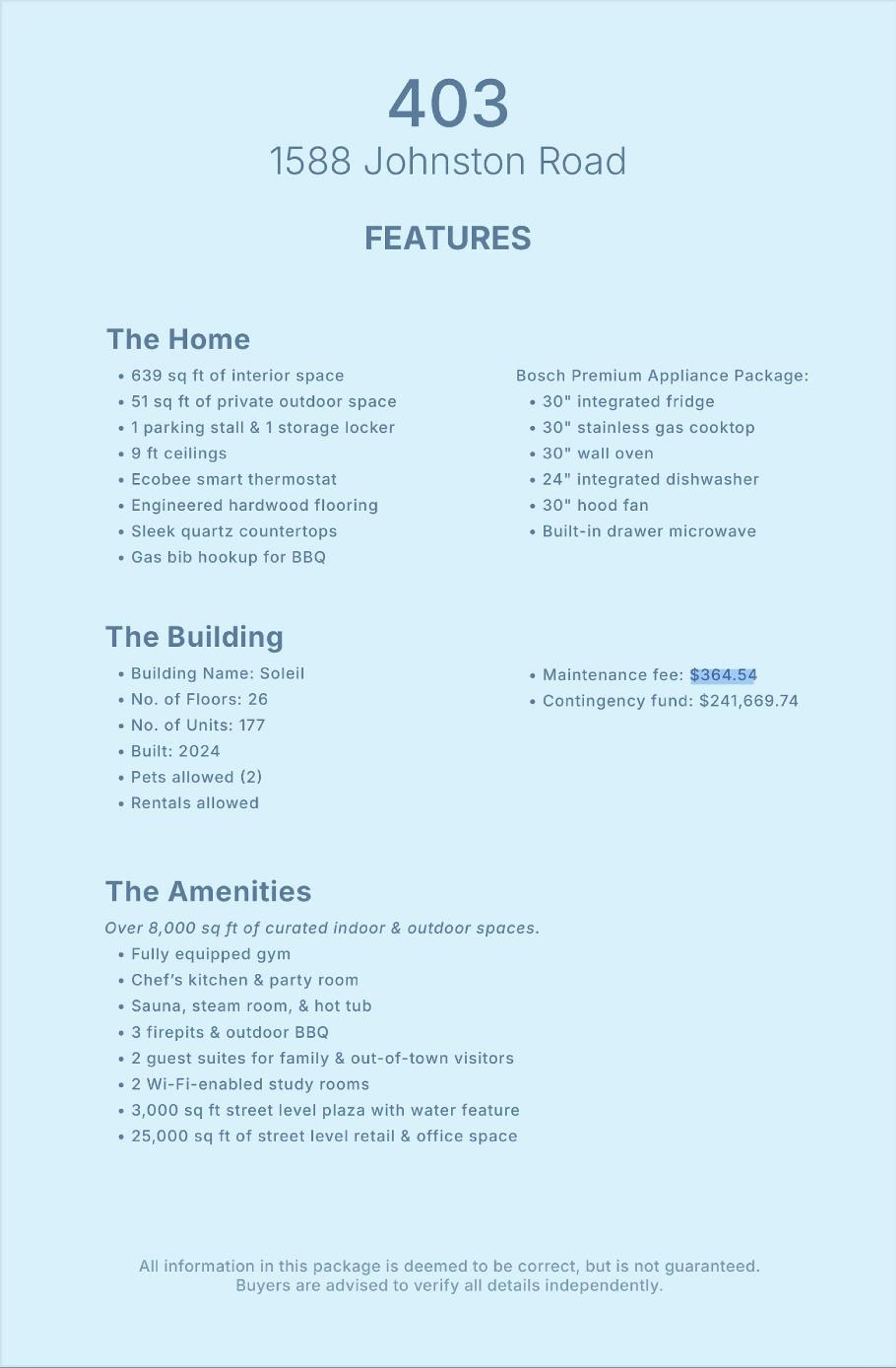 #403 1588 JOHNSTON ROAD - 39