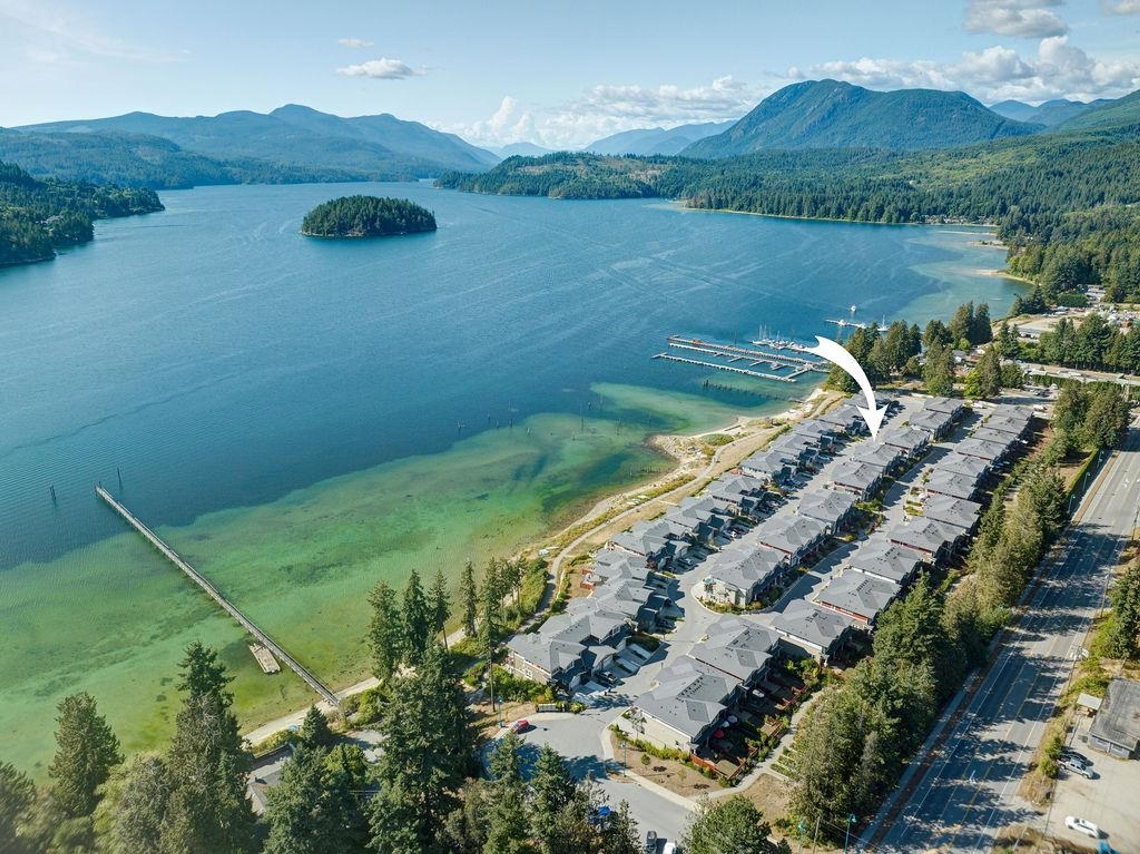 5968 Beachgate Lane, Sechelt - Exteriors - Full Complex View, Drone/Aerial View, Marked/Pin - Photo 5