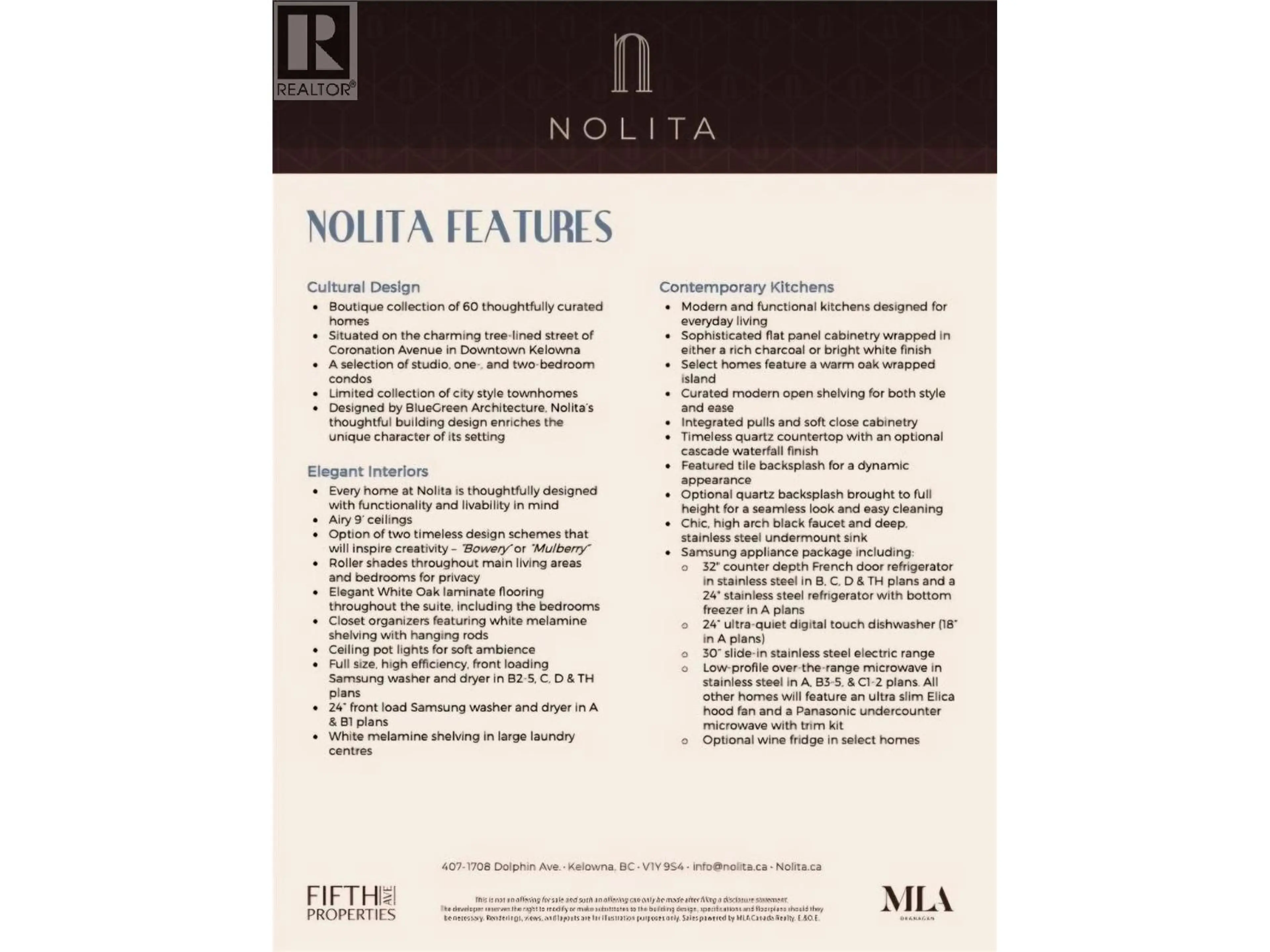 Property at #211 620 CORONATION AVENUE, Kelowna, BC