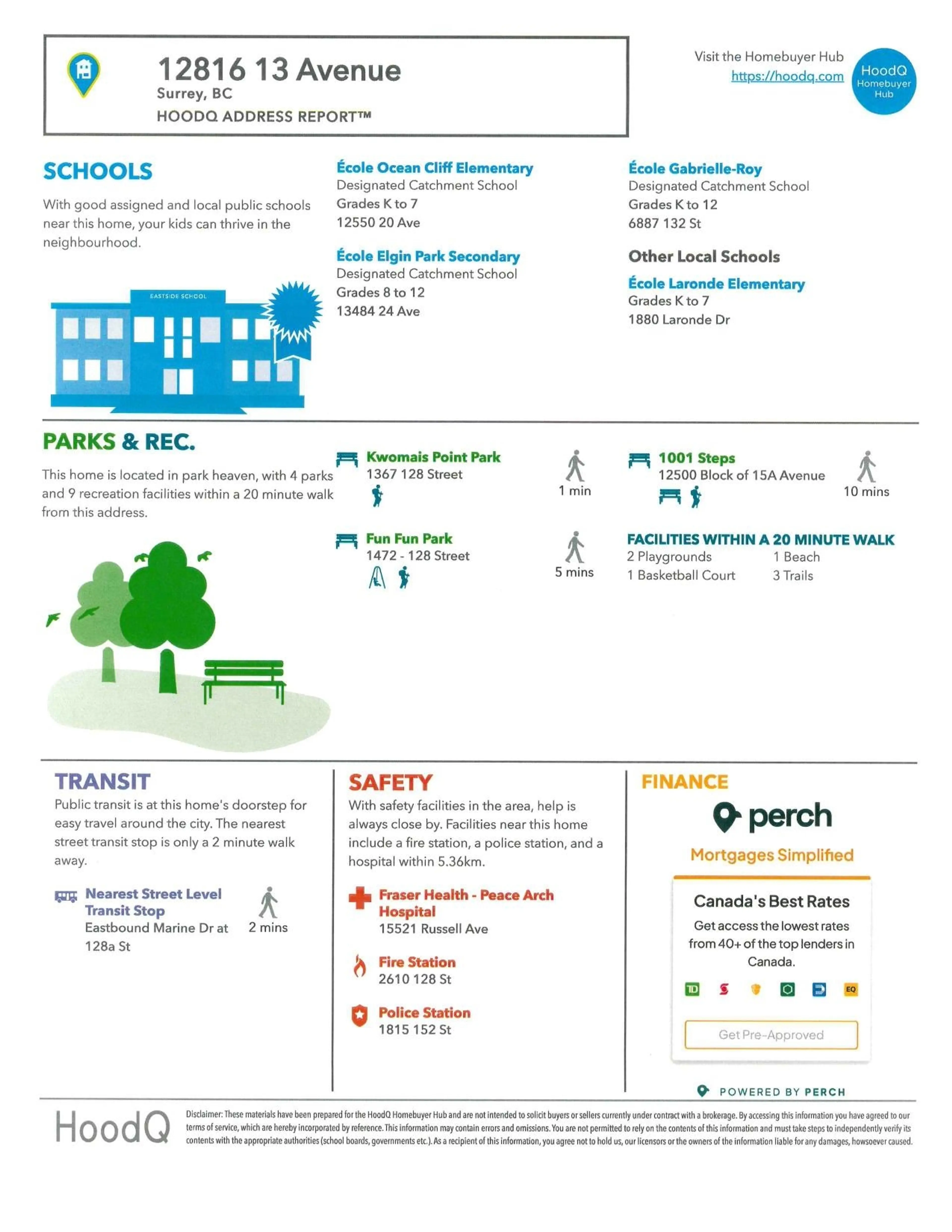 Property at 12816 13 AVENUE, Surrey, BC