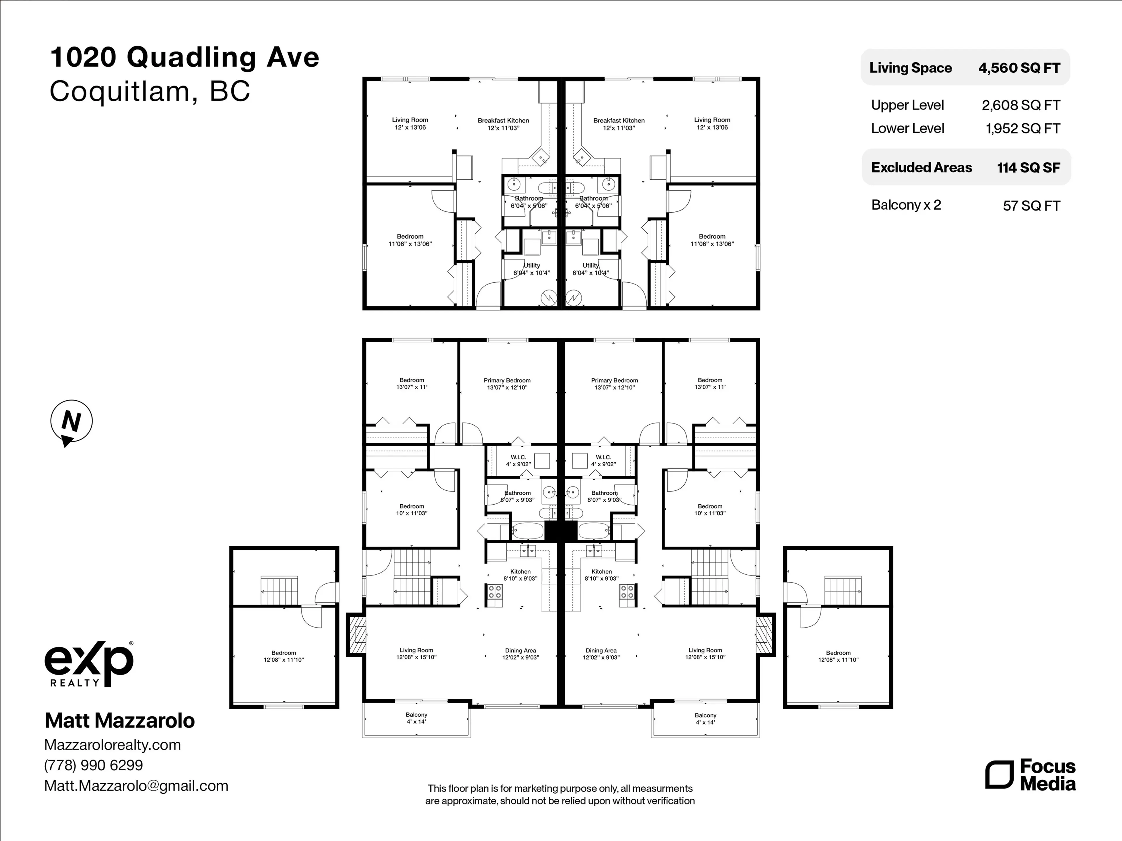 Property at 1020 QUADLING AVENUE, Coquitlam, BC