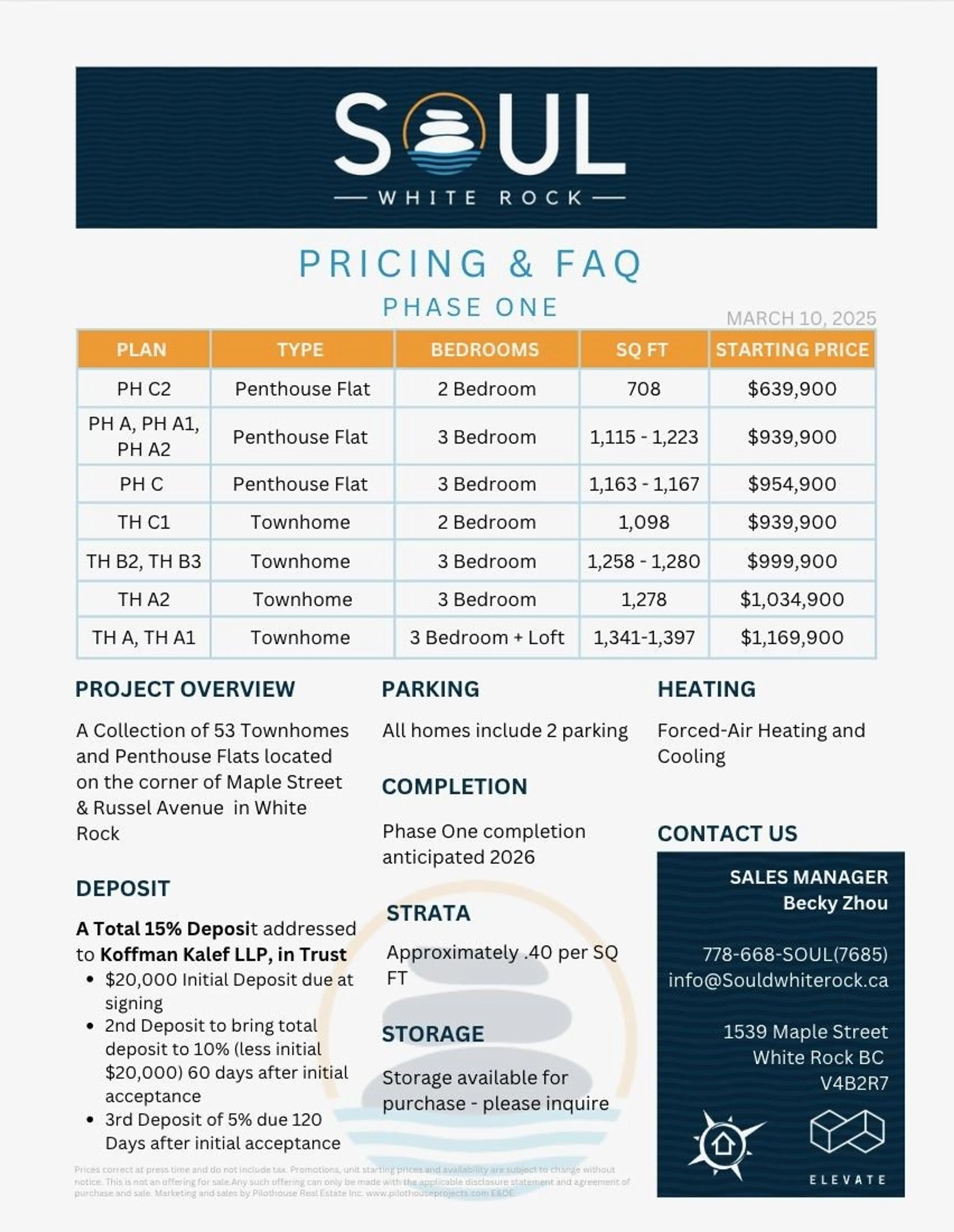 Property at #132 1539 MAPLE STREET, White Rock, BC