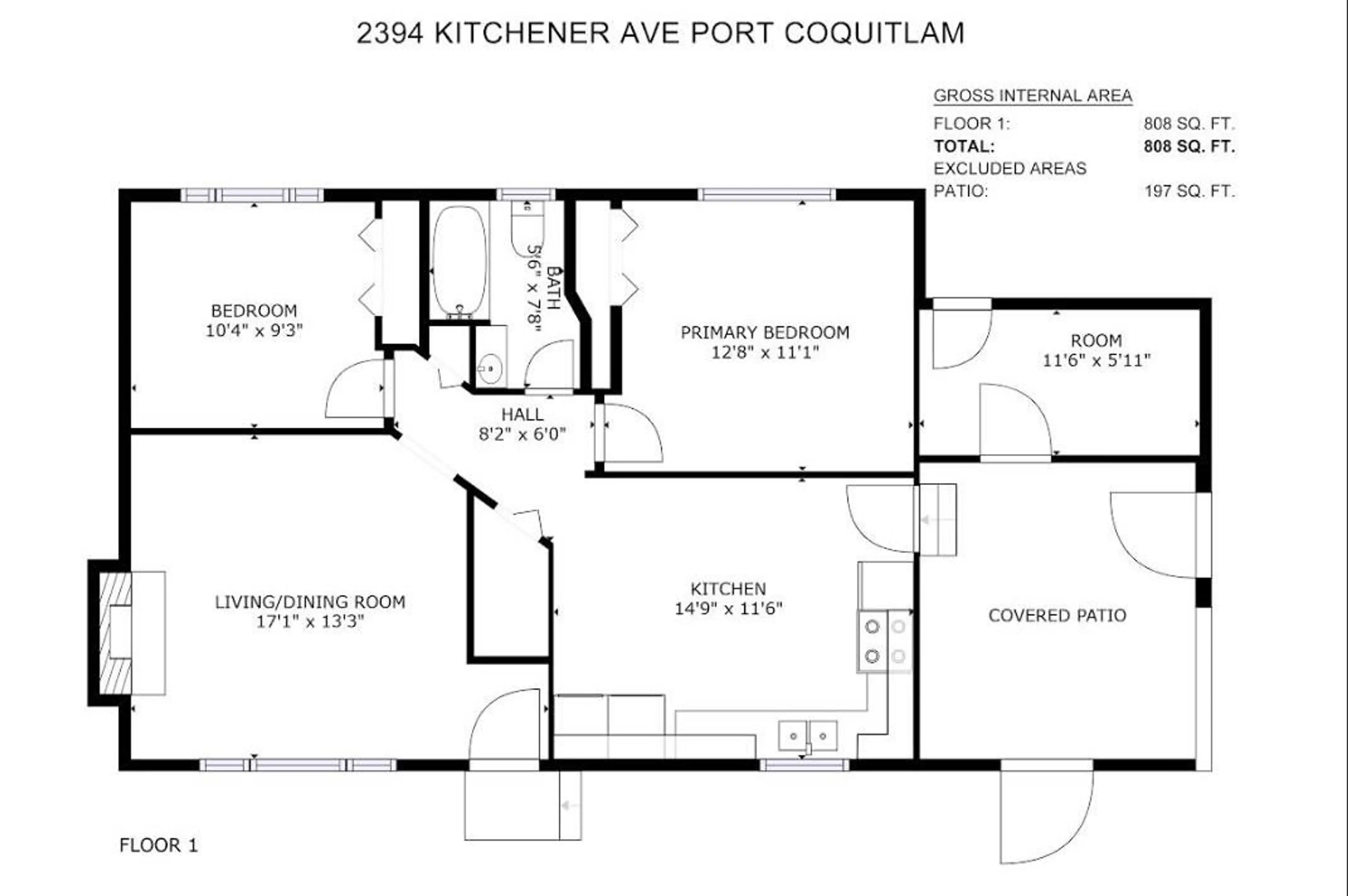 Property at #2390 2394 KITCHENER AVENUE, Port Coquitlam, BC