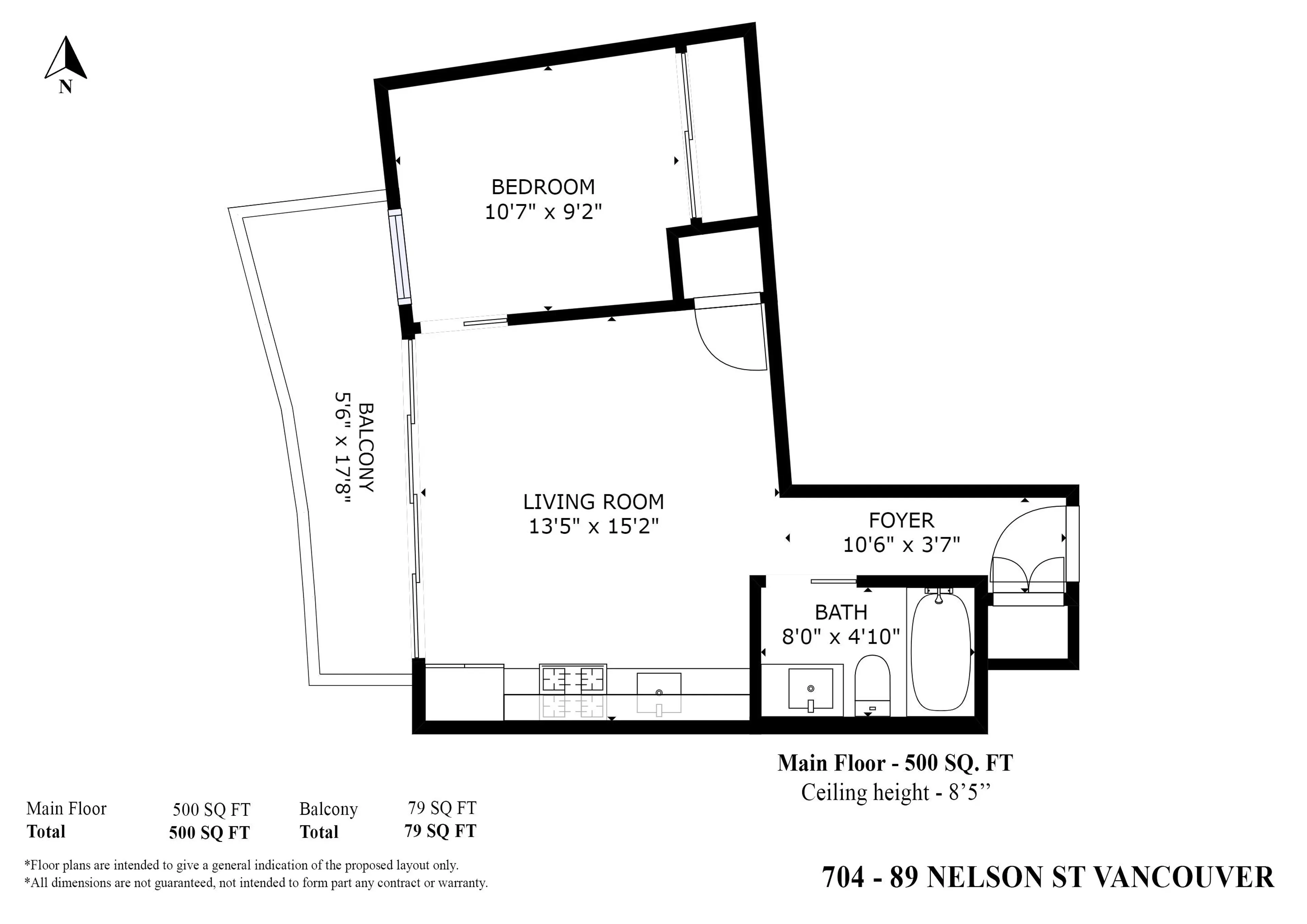 Property at #704 89 NELSON STREET, Vancouver, BC