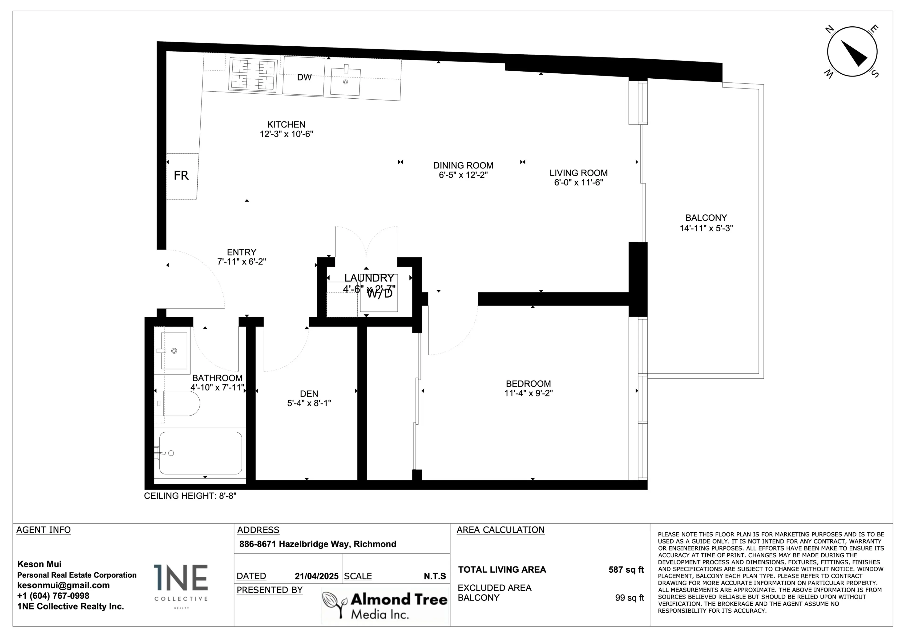 Property at #886 8671 HAZELBRIDGE WAY, Richmond, BC
