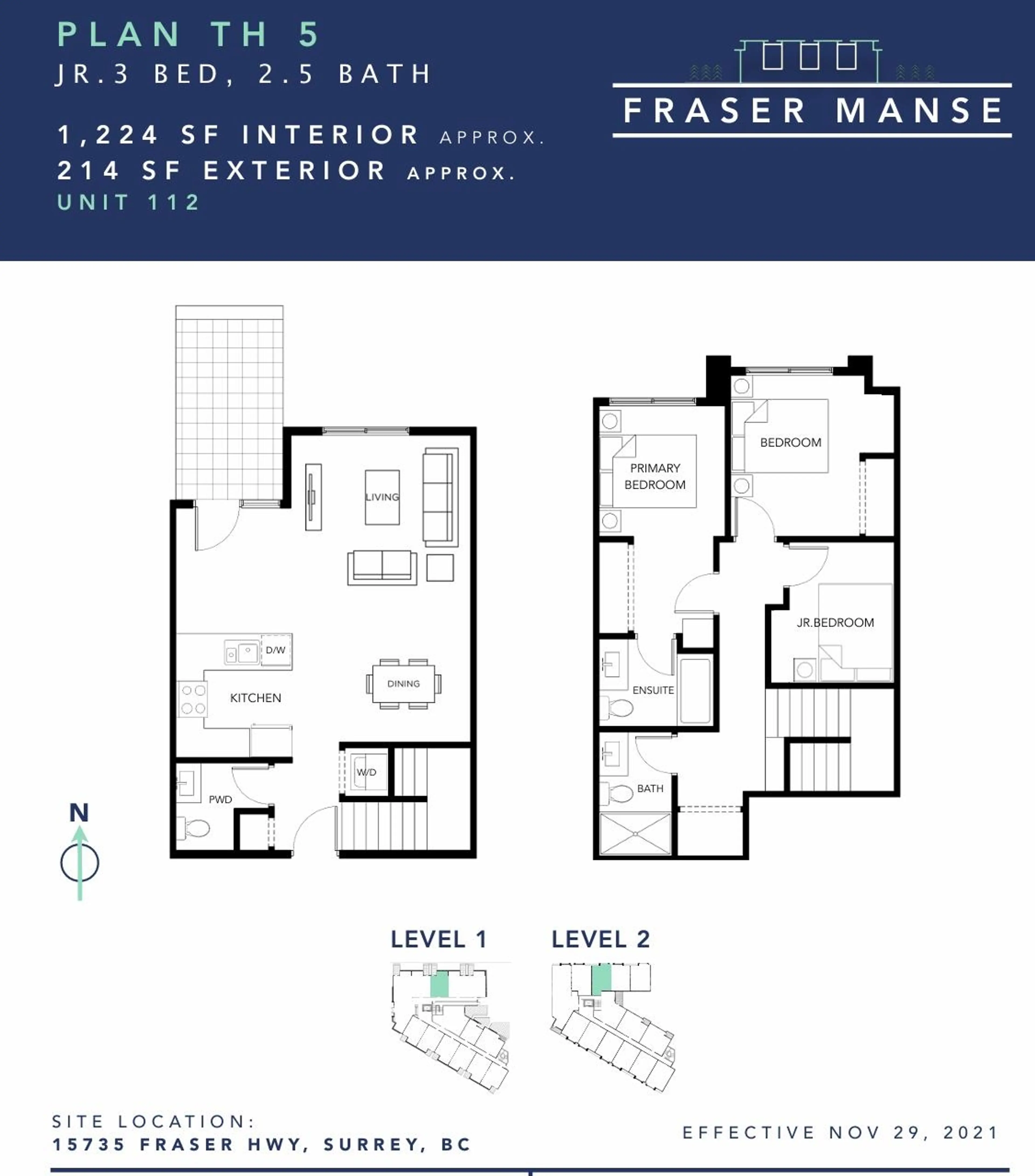 Property at #112 15739 FRASER HIGHWAY, Surrey, BC