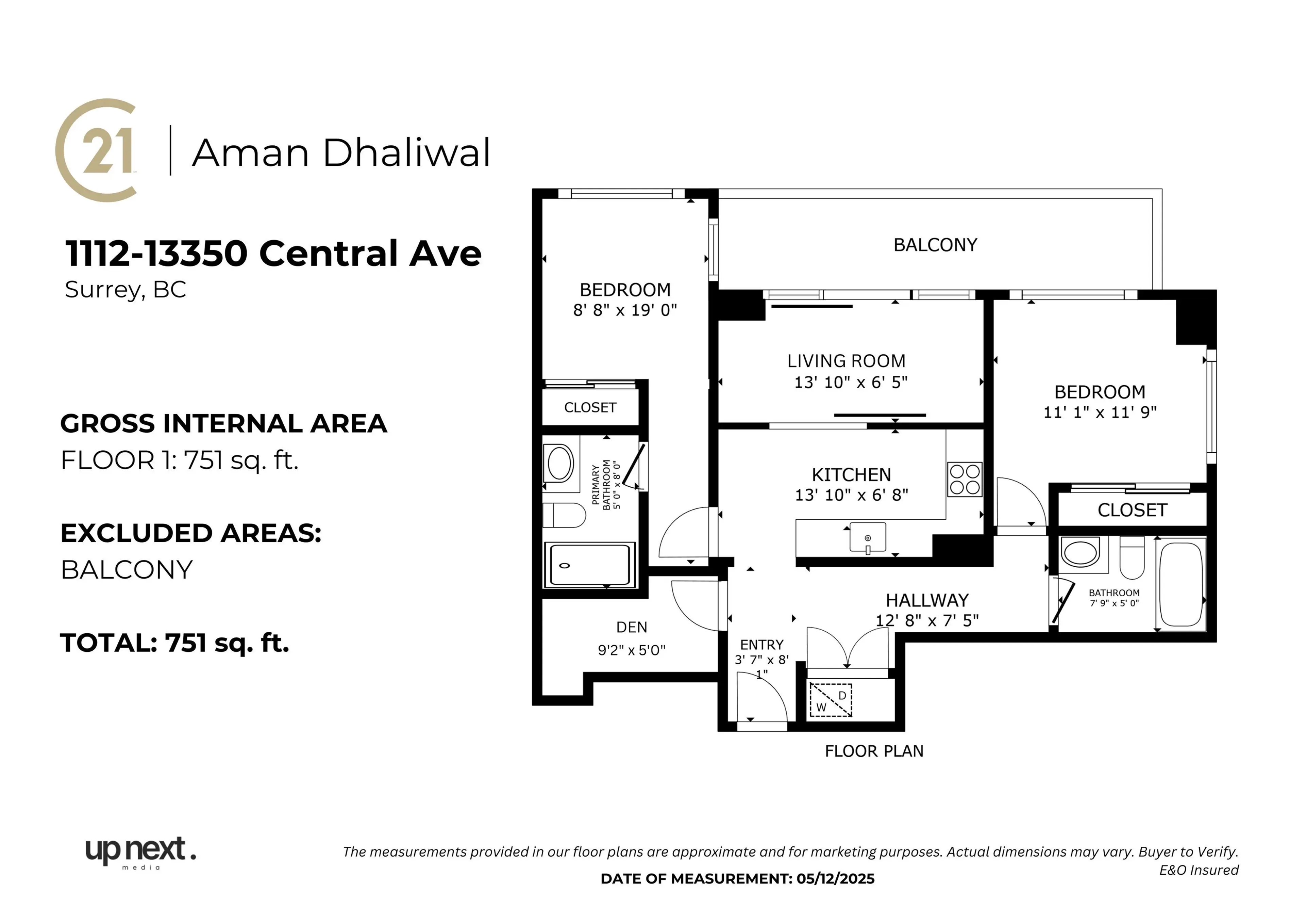Property at #1112 13350 CENTRAL AVENUE, Surrey, BC