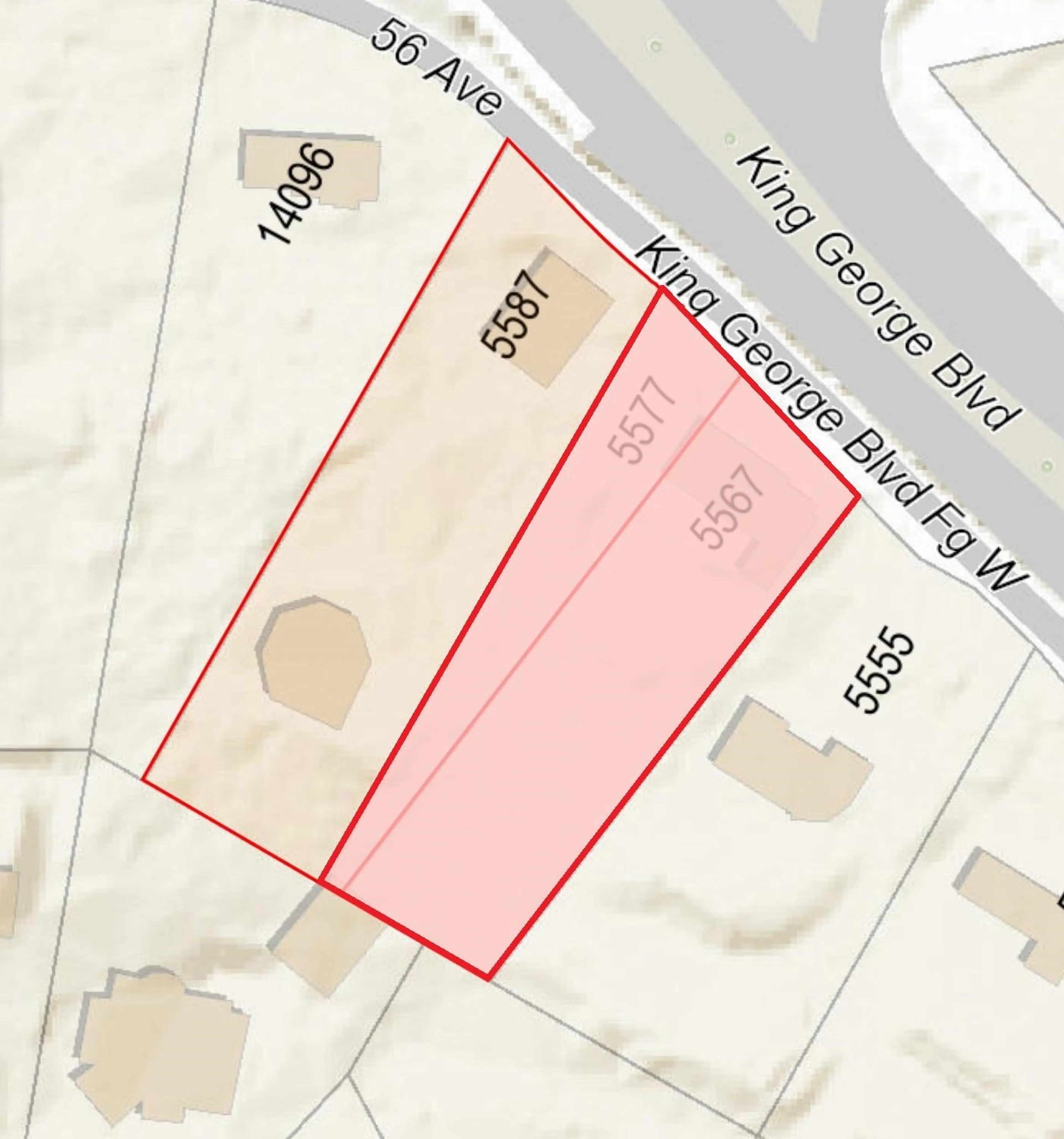 Property at #5567 5577 KING GEORGE BOULEVARD, Surrey, BC