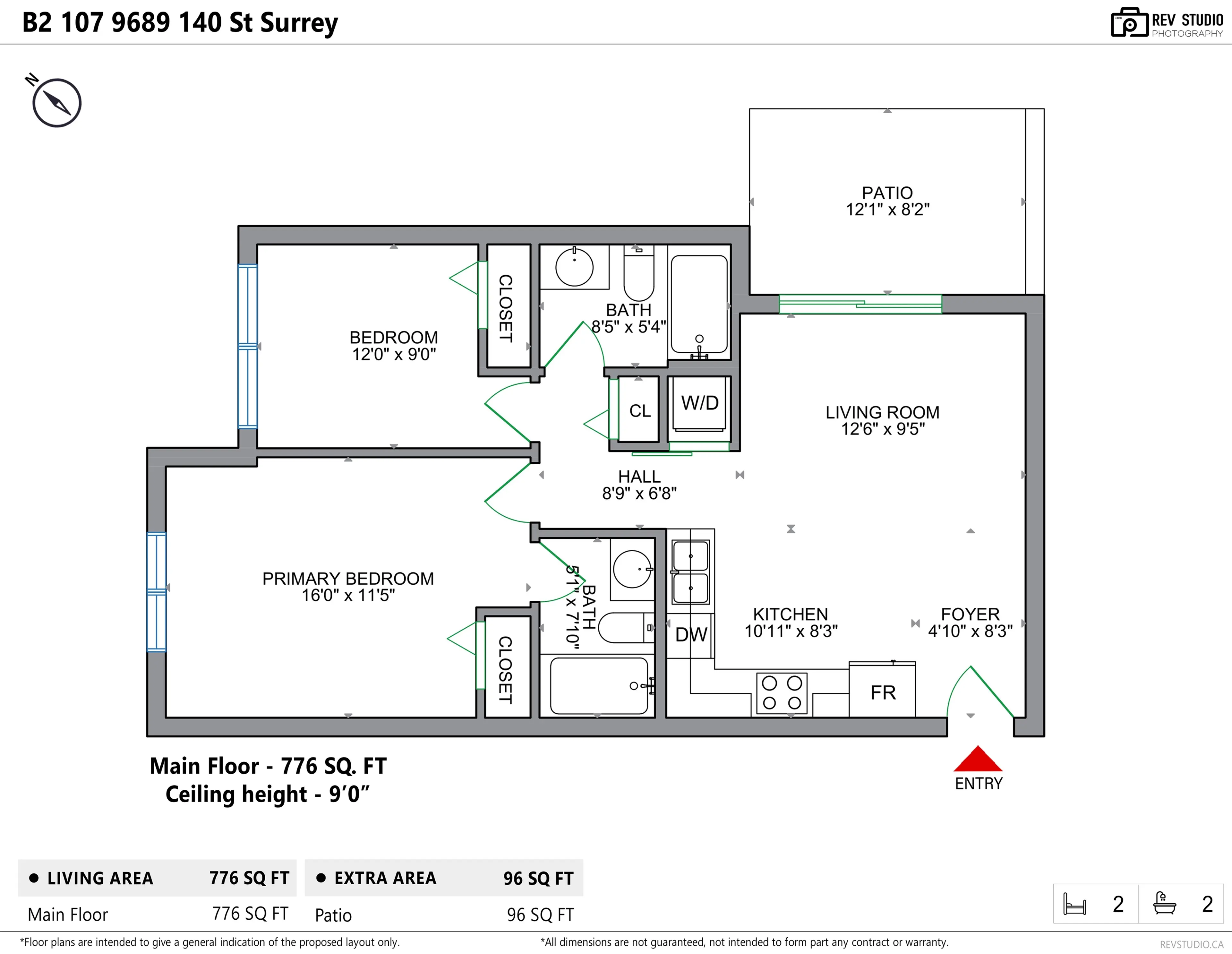 Property at #B107 9689 140 STREET, Surrey, BC