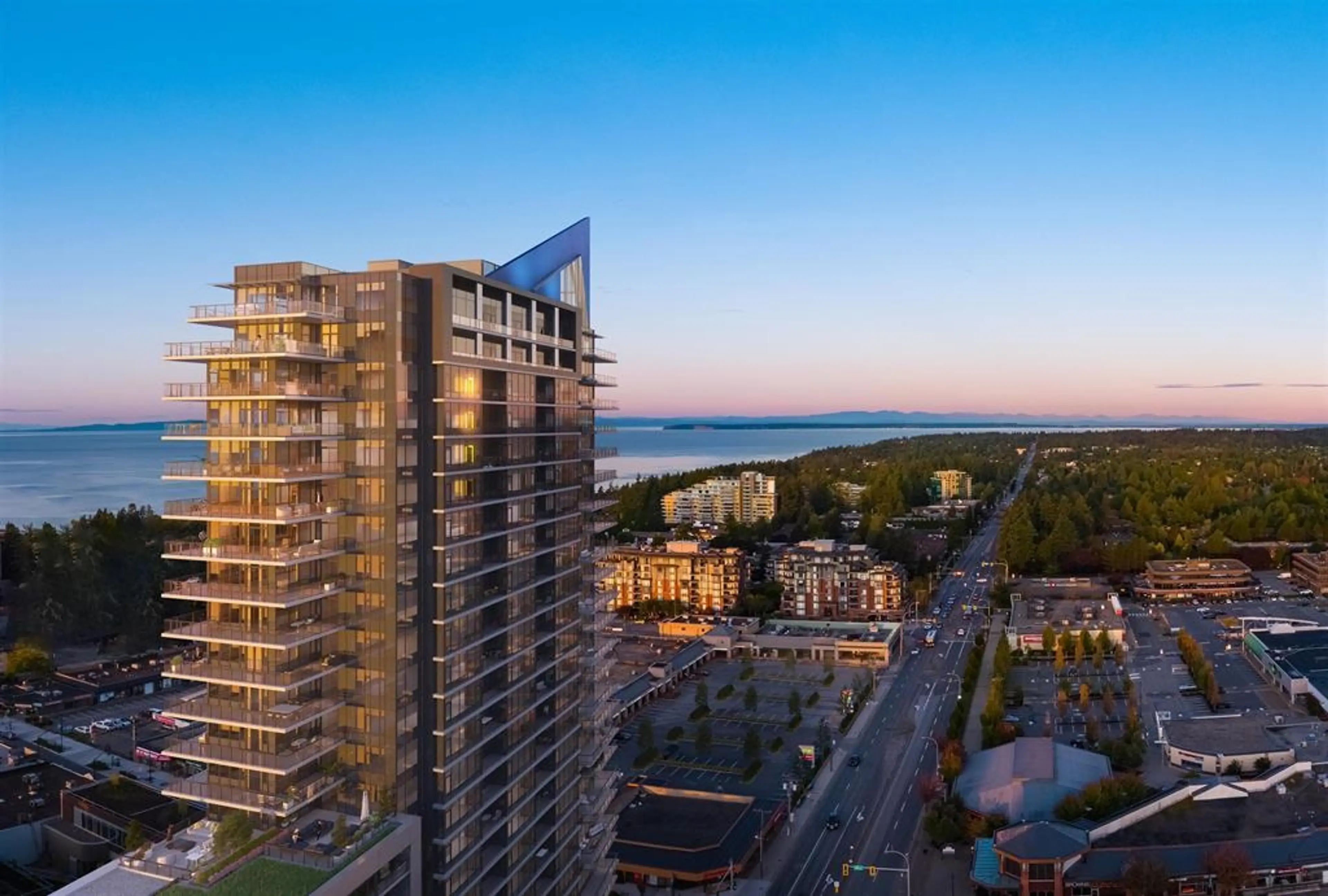 Property at #1401 1588 JOHNSTON ROAD, White Rock, BC