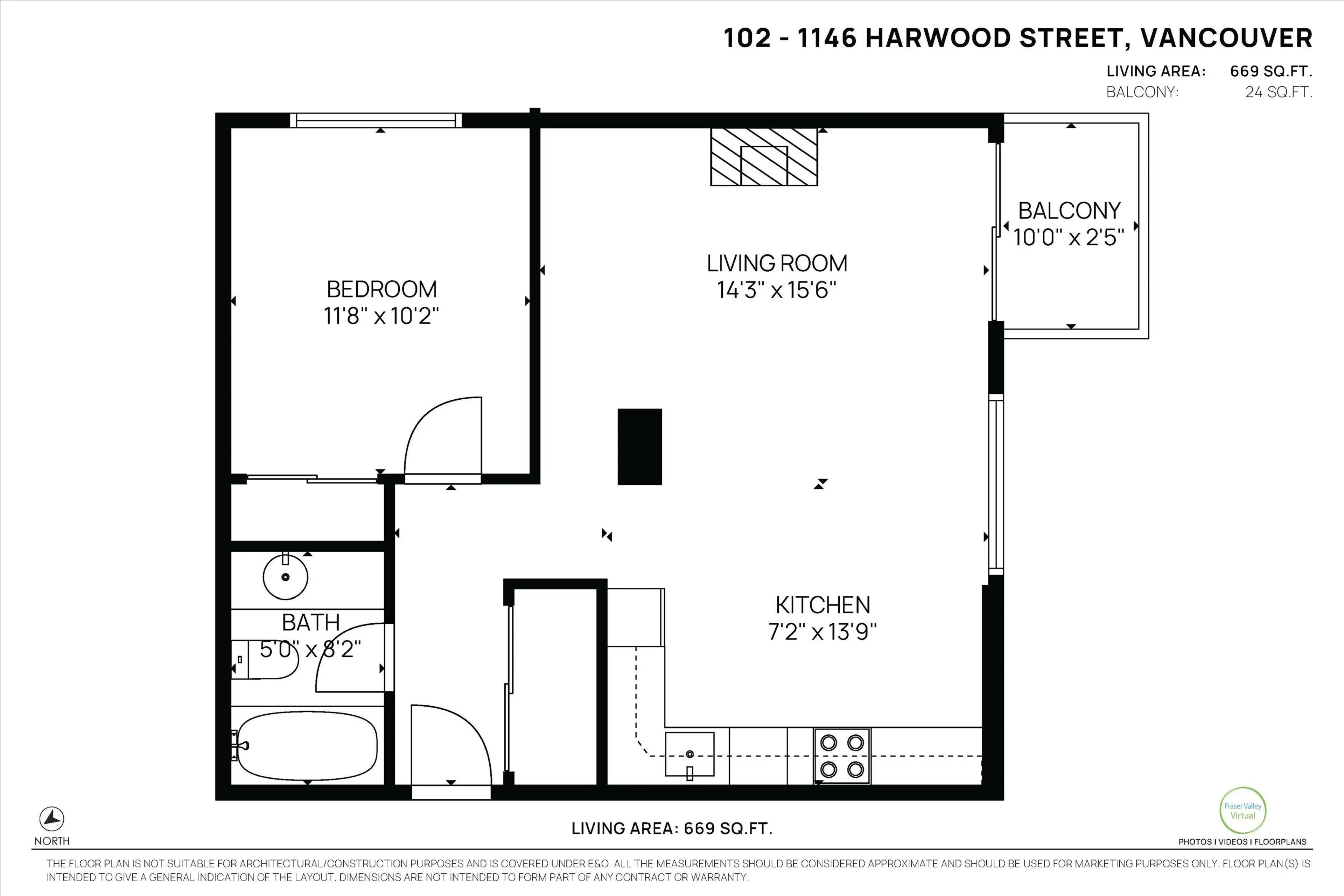 Property at #102 1146 HARWOOD STREET, Vancouver, BC