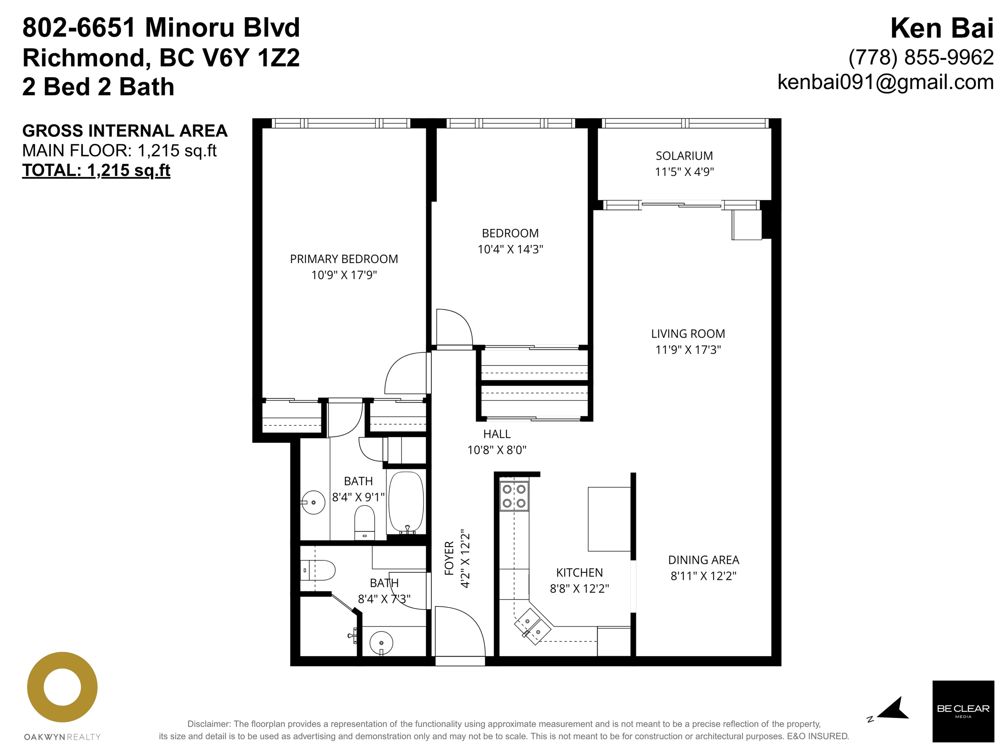 Property at #802 6651 MINORU BOULEVARD, Richmond, BC