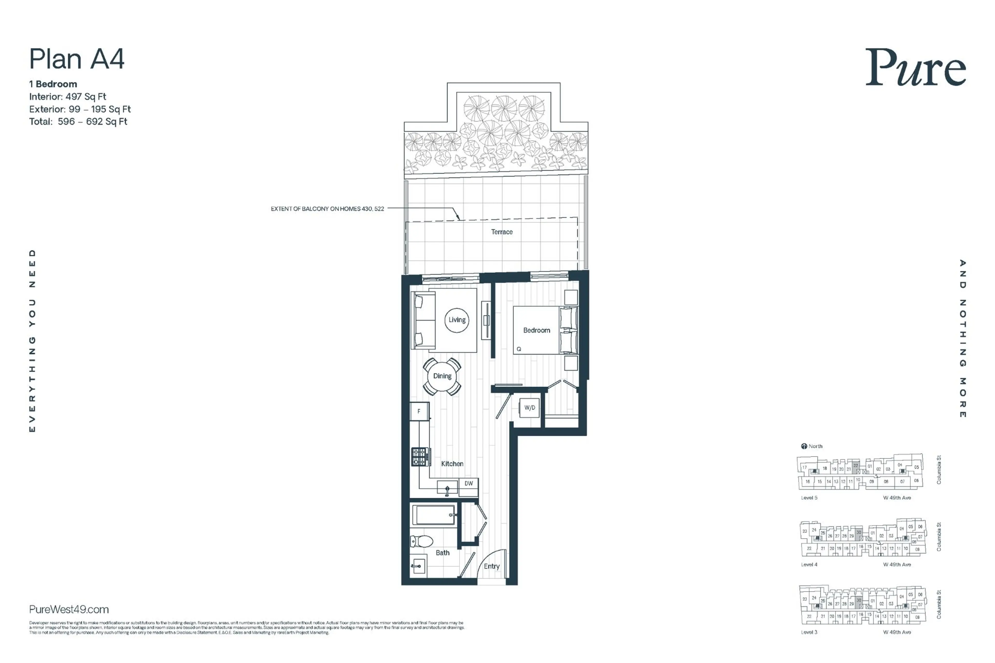 Property at #430 203-263 W 49TH AVENUE, Vancouver, BC