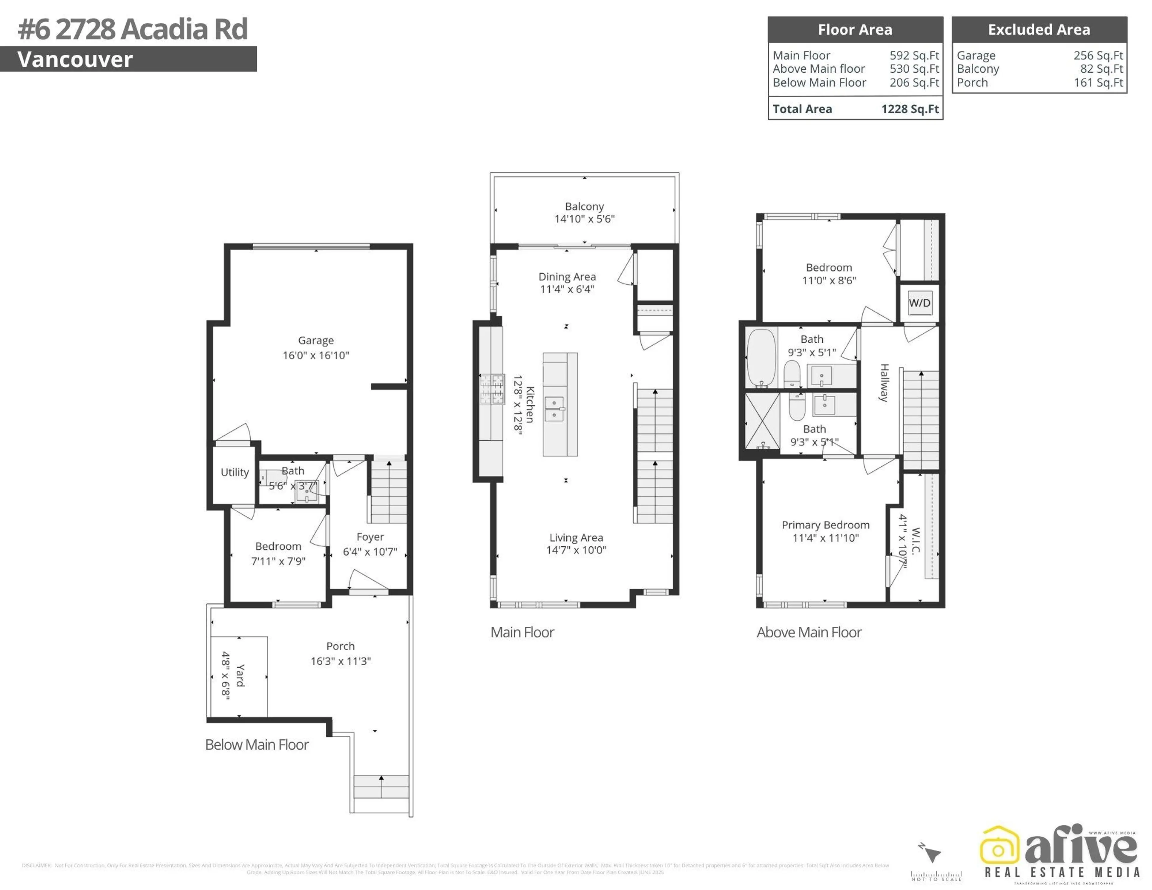 Property at #6 2728 ACADIA ROAD, Vancouver, BC