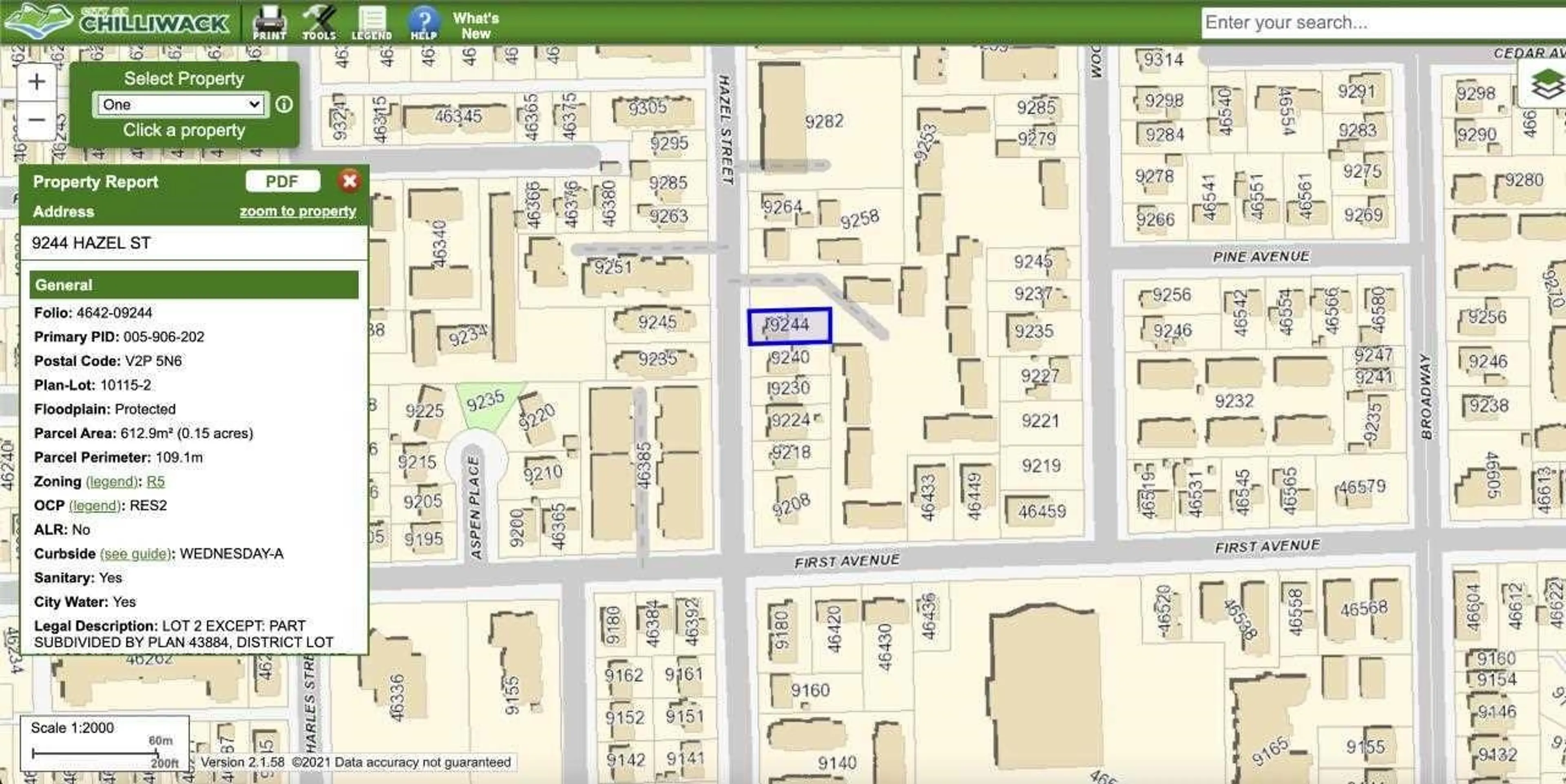 Property at 9244 HAZEL STREET, Chilliwack, BC