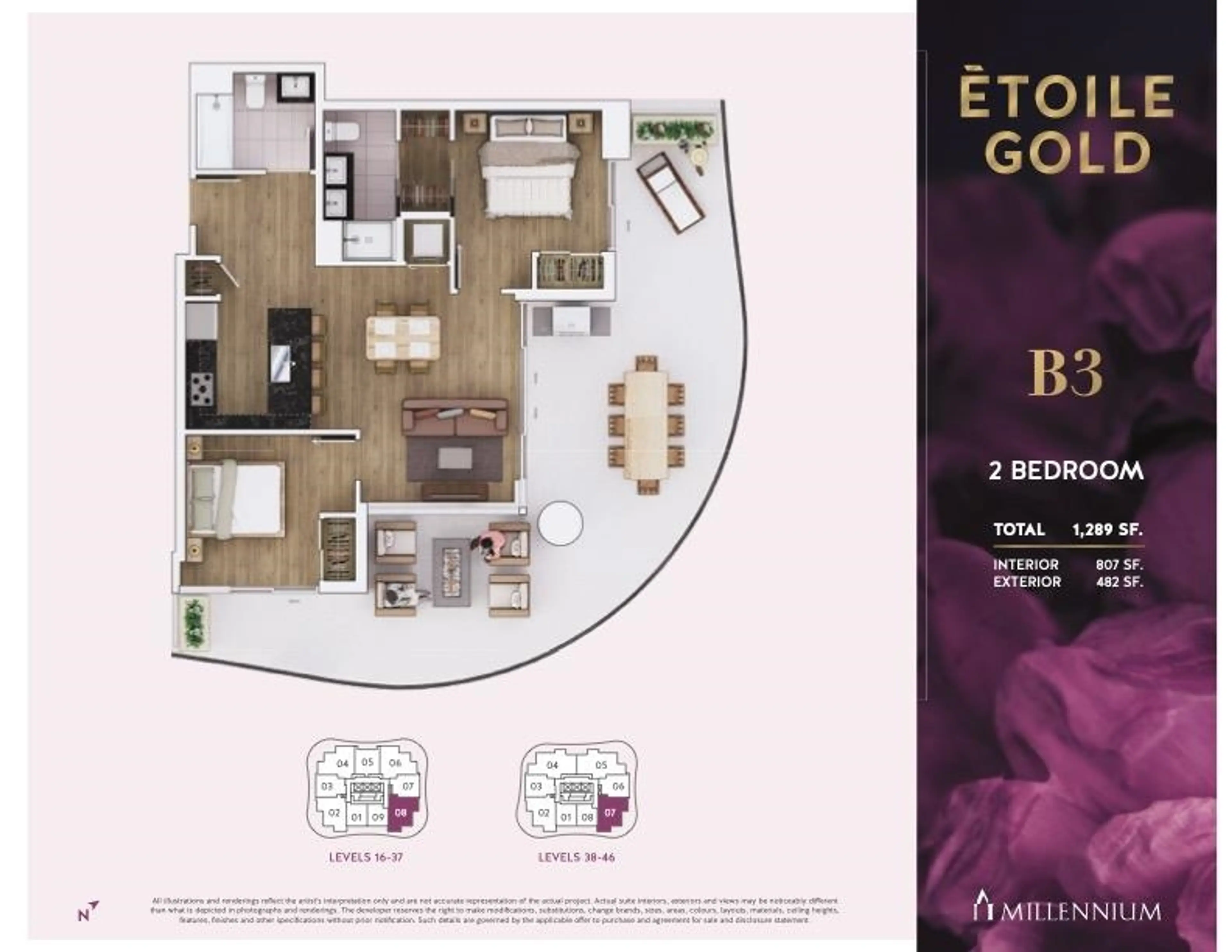 Property at #2808 2266 SPRINGER AVENUE, Burnaby, BC