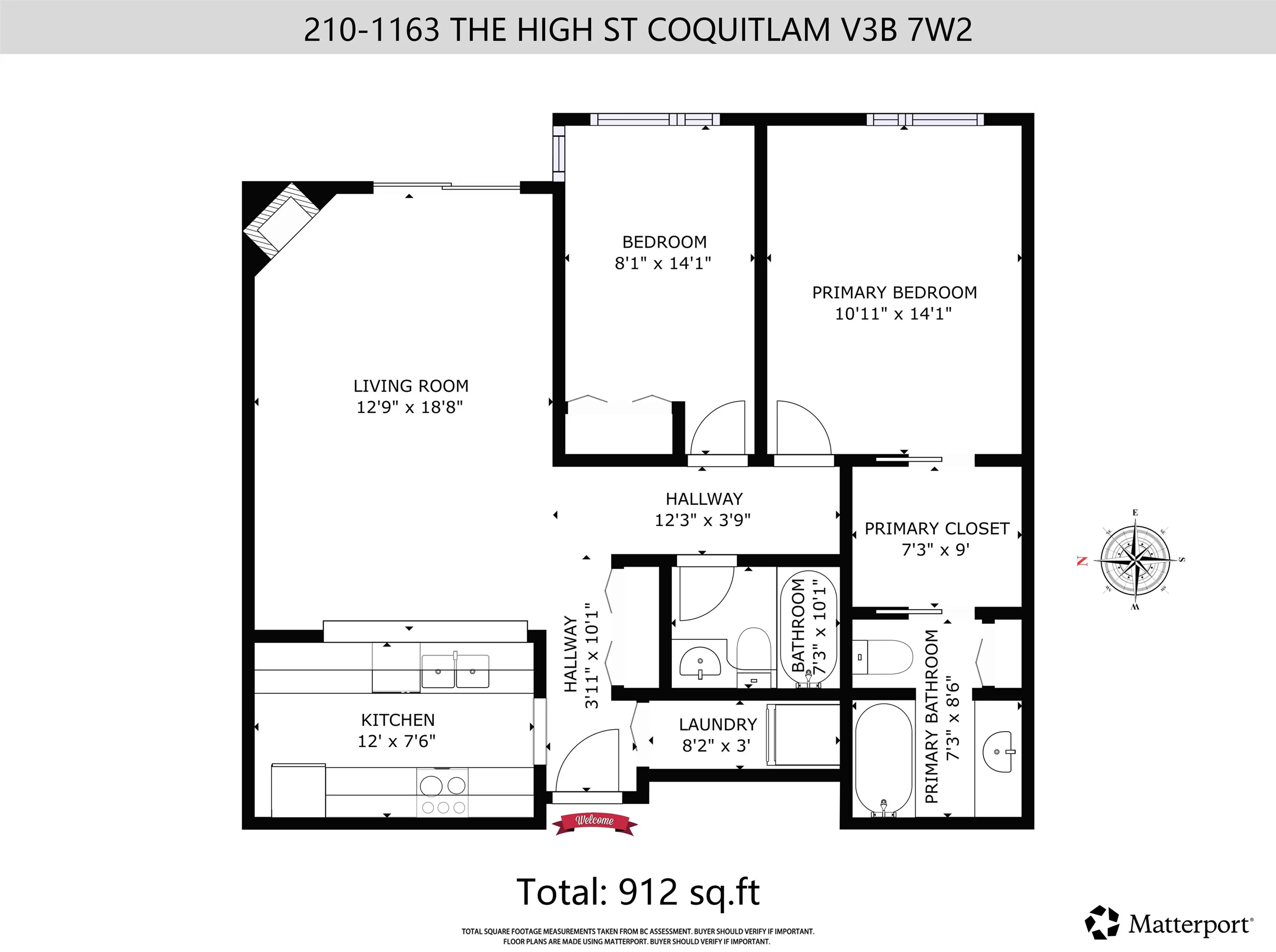 Property at #210 1163 THE HIGH STREET, Coquitlam, BC