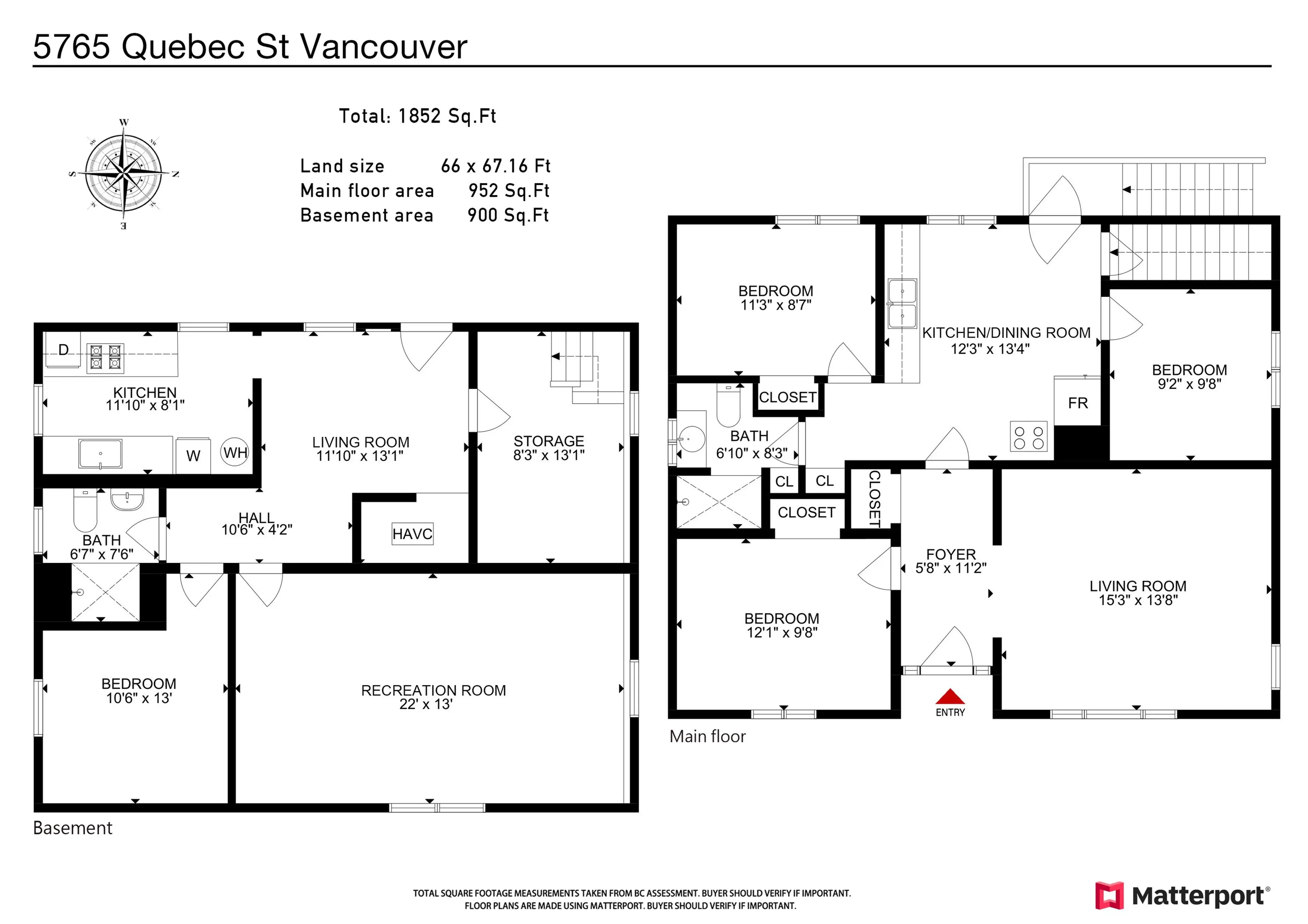Property at 5765 QUEBEC STREET, Vancouver, BC