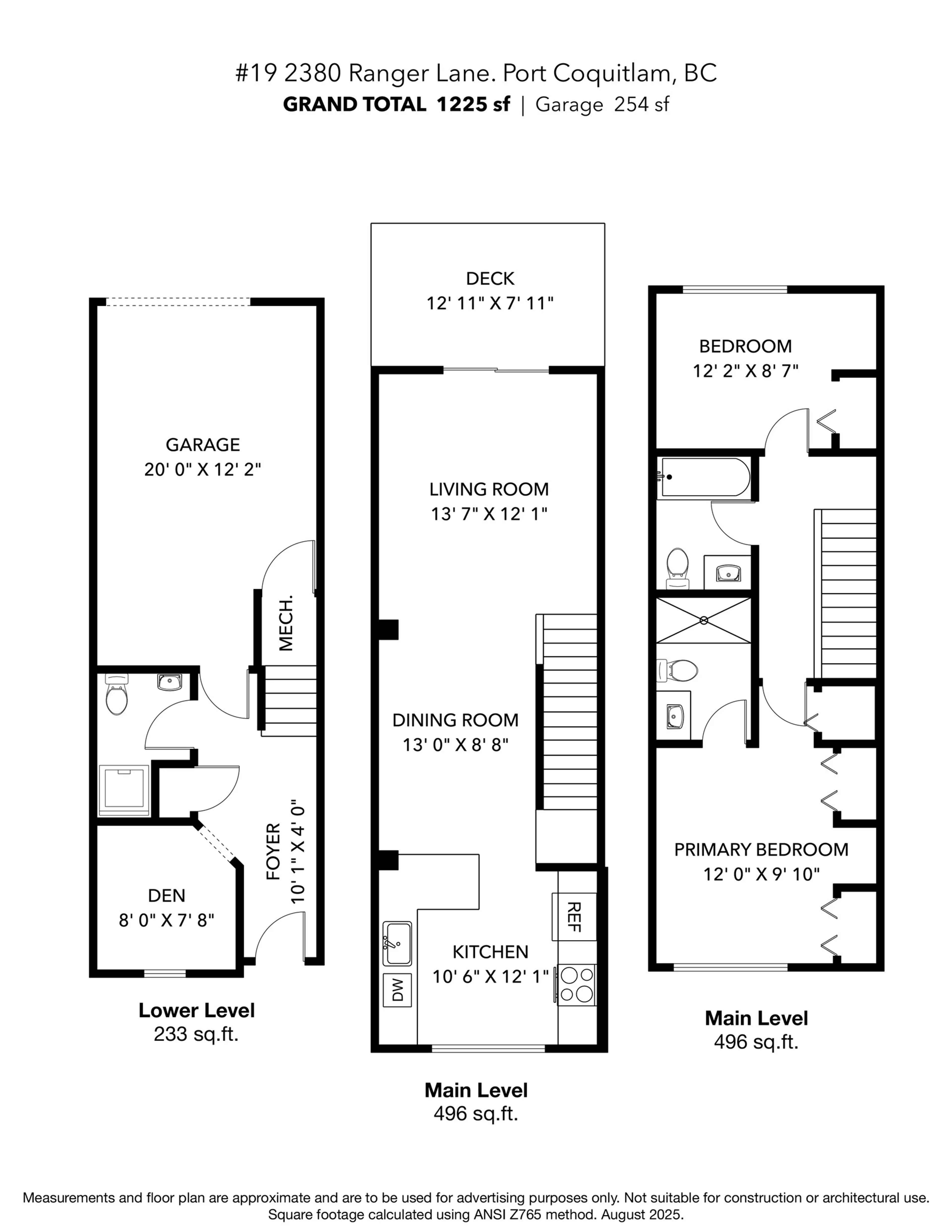 Property at #19 2380 RANGER LANE, Port Coquitlam, BC