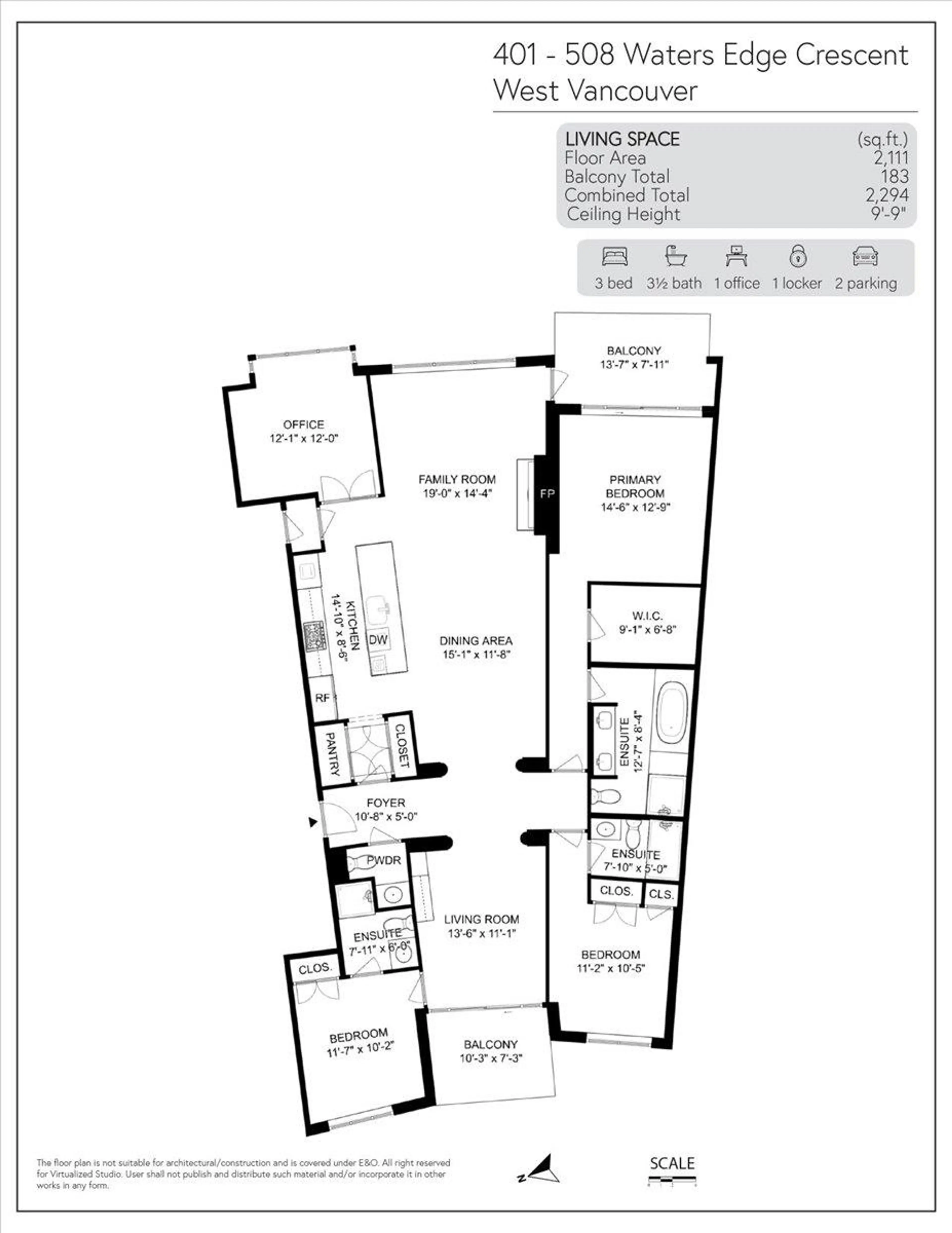 Property at #401 508 WATERS EDGE CRESCENT, West Vancouver, BC