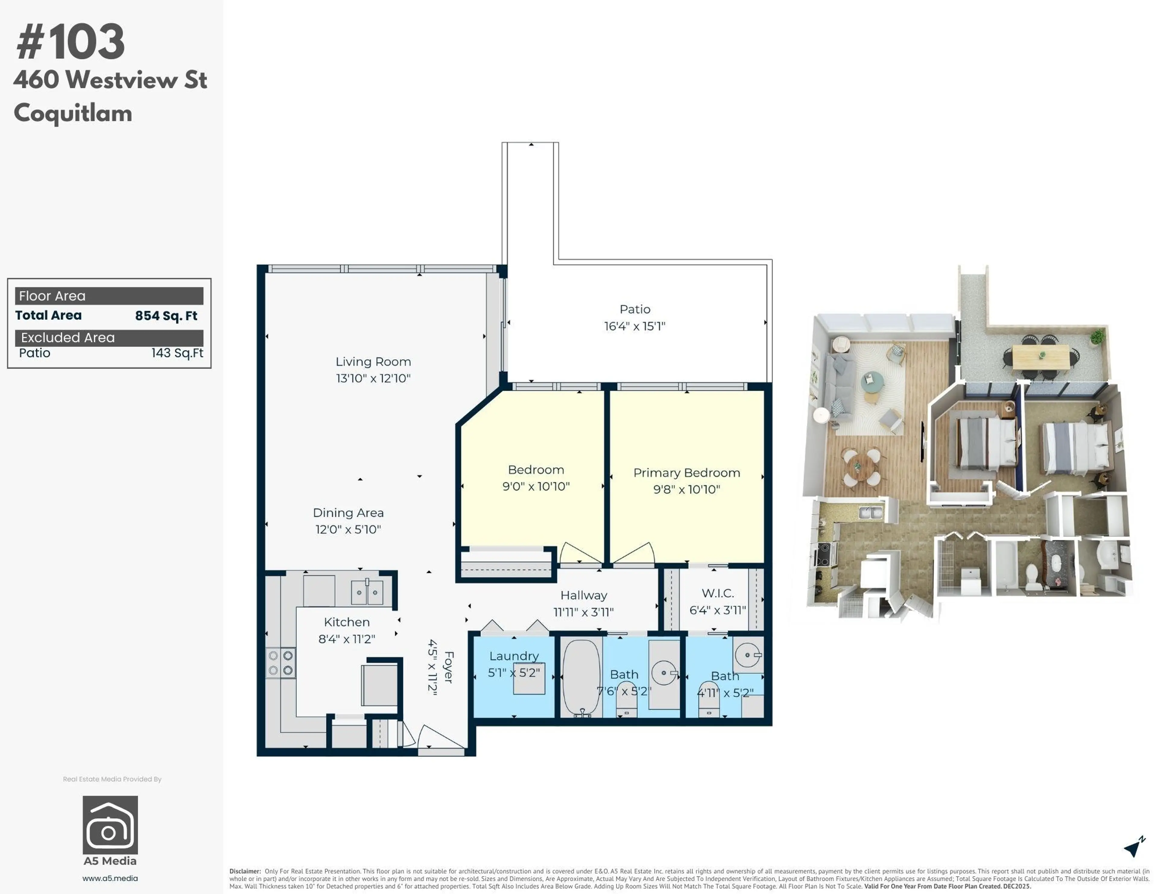 Property at #103 460 WESTVIEW STREET, Coquitlam, BC