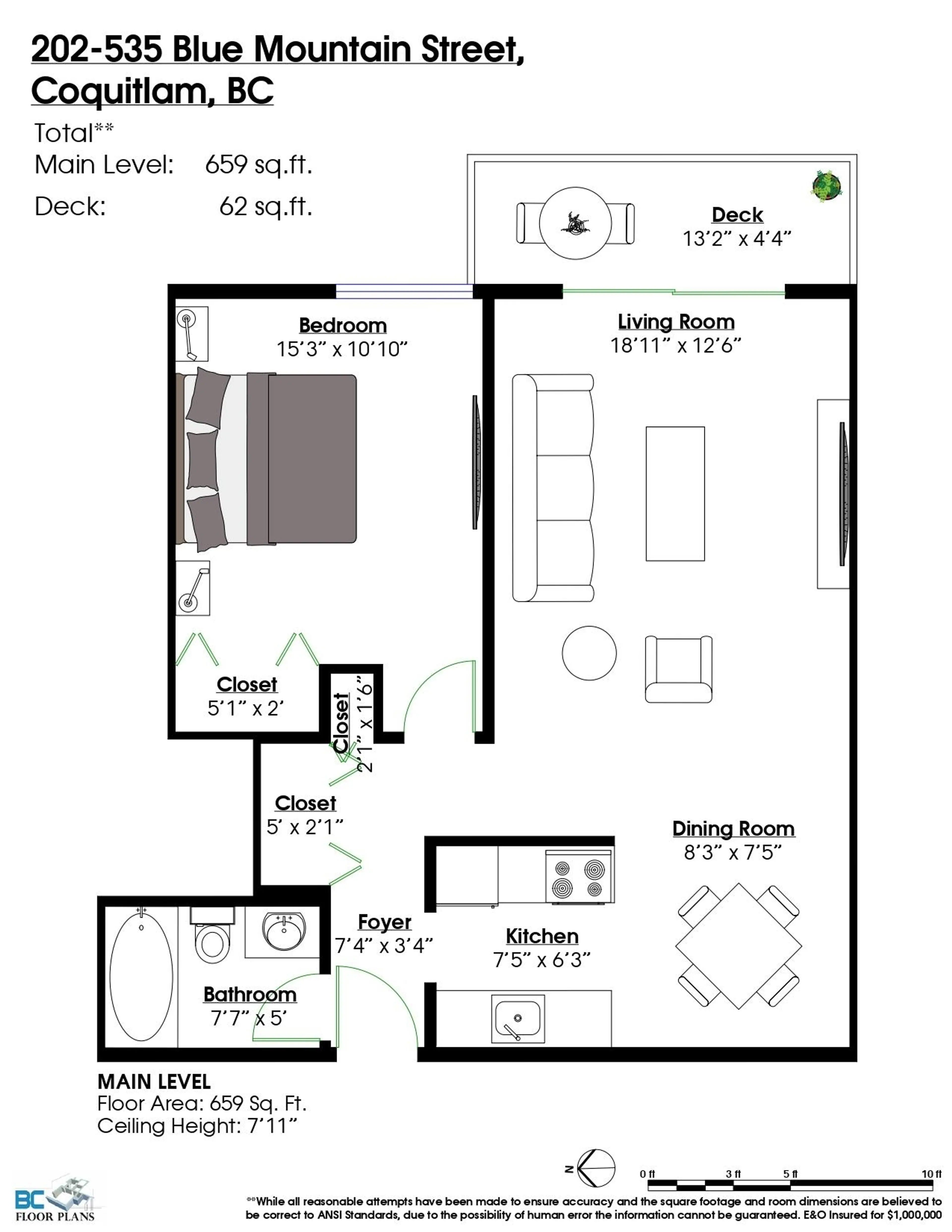 Property at #202 535 BLUE MOUNTAIN STREET, Coquitlam, BC