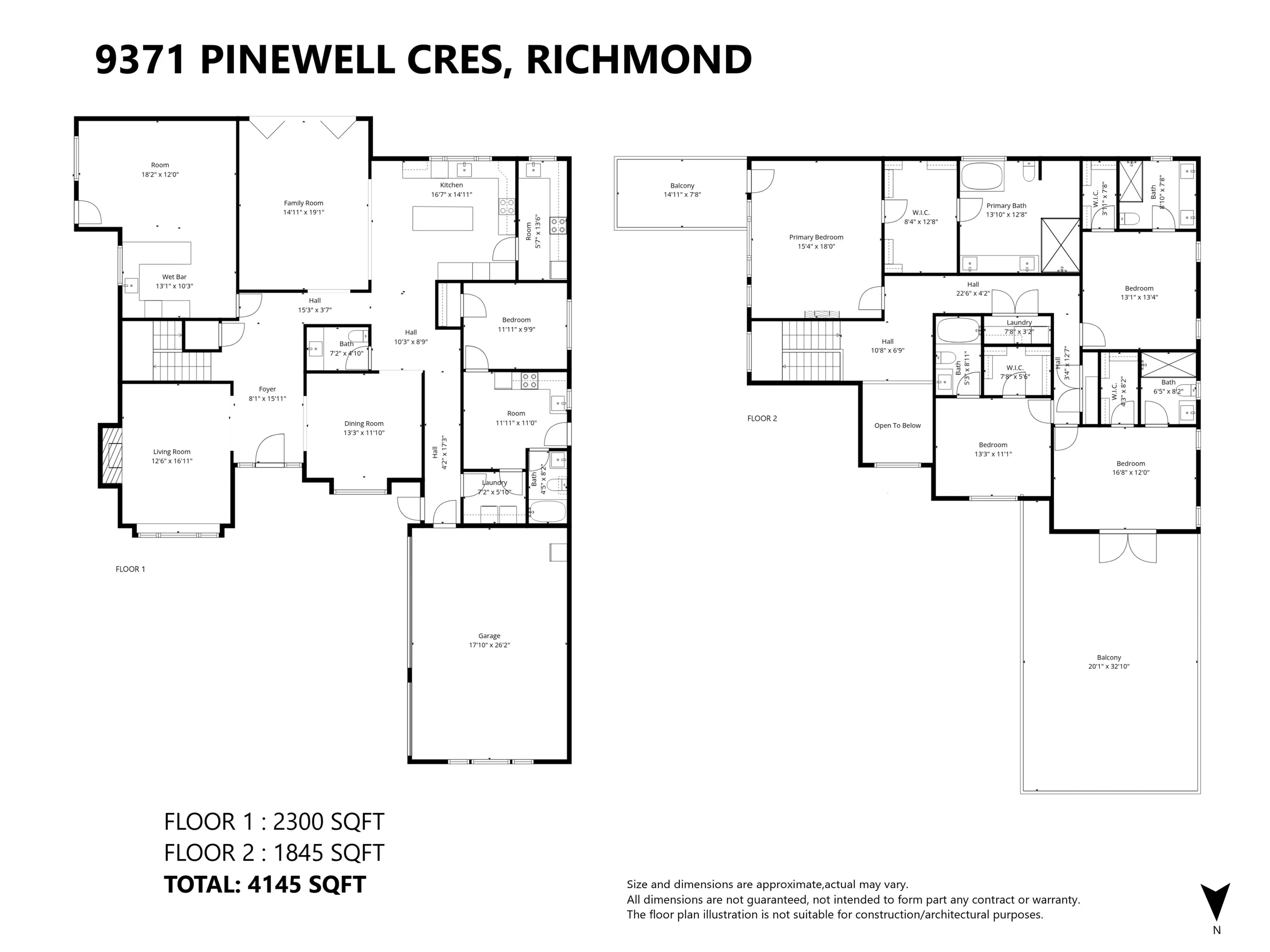 Property at 9371 PINEWELL CRESCENT, Richmond, BC
