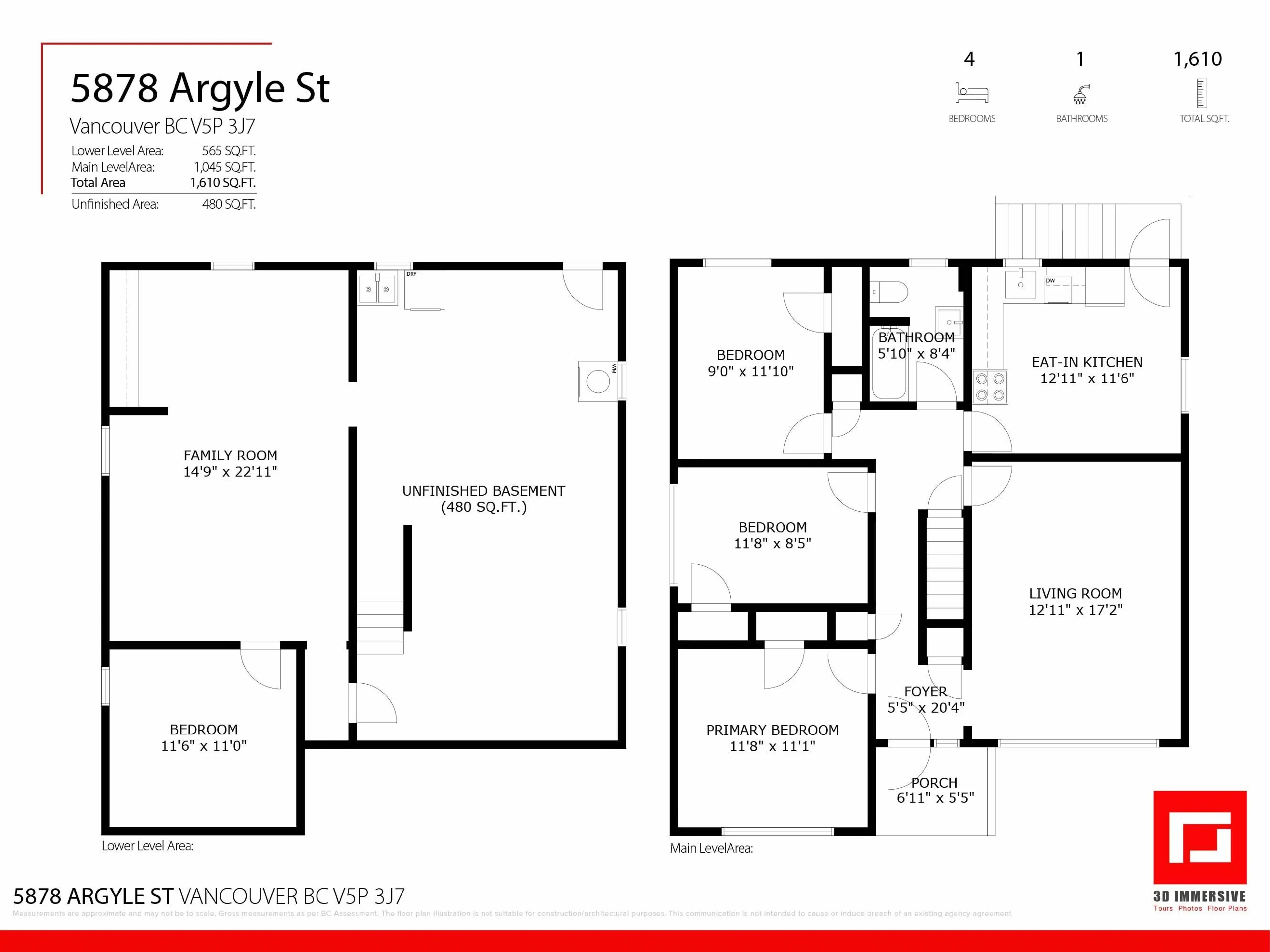 Property at 5878 ARGYLE STREET, Vancouver, BC