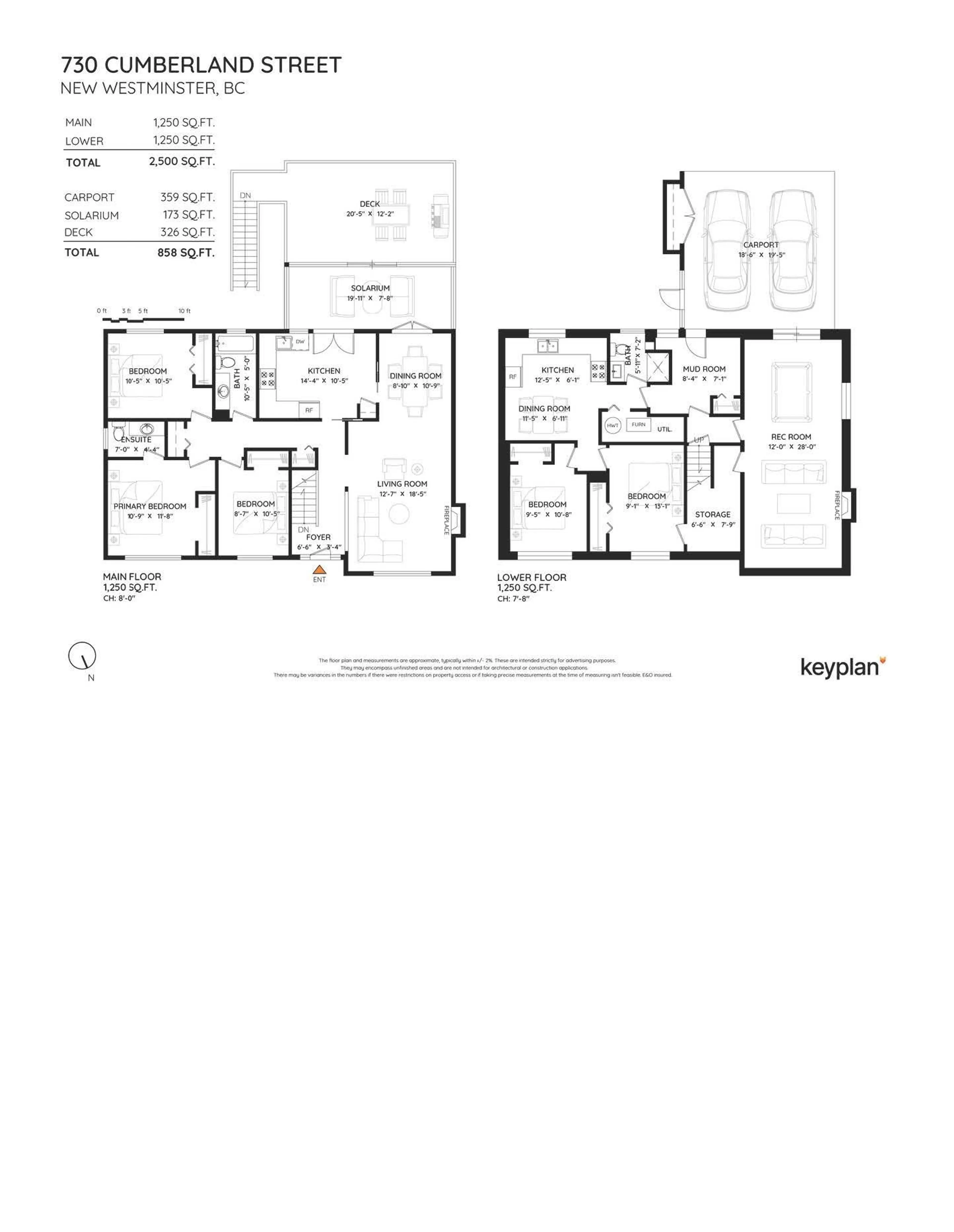 Property at 730 CUMBERLAND STREET, New Westminster, BC
