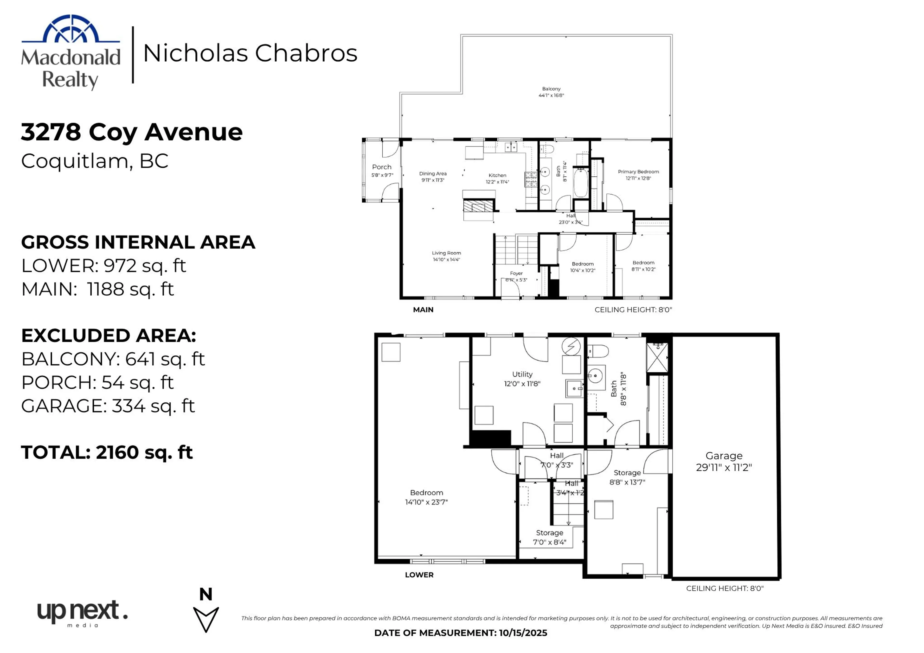 Property at 3278 COY AVENUE, Coquitlam, BC