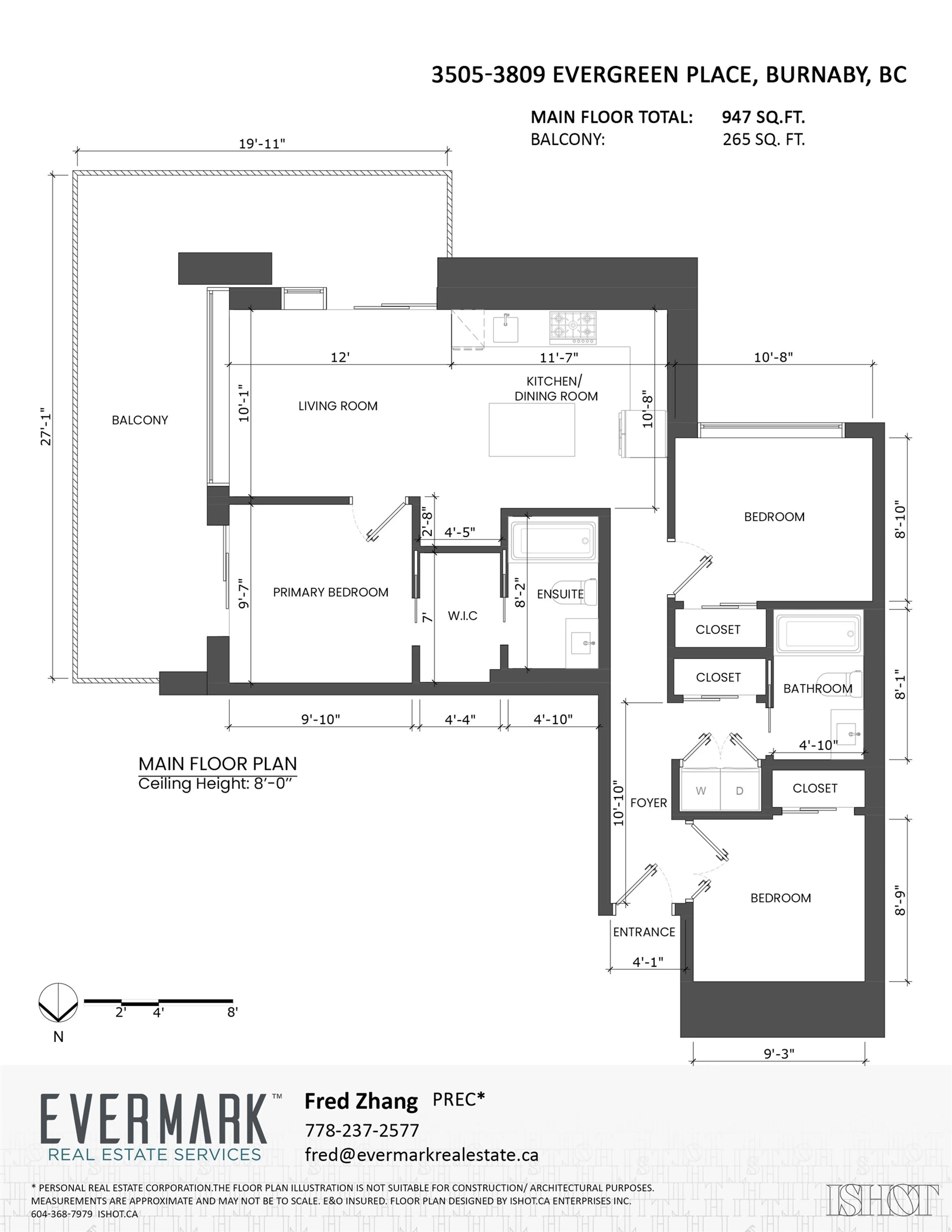 Property at #3505 3809 EVERGREEN PLACE, Burnaby, BC