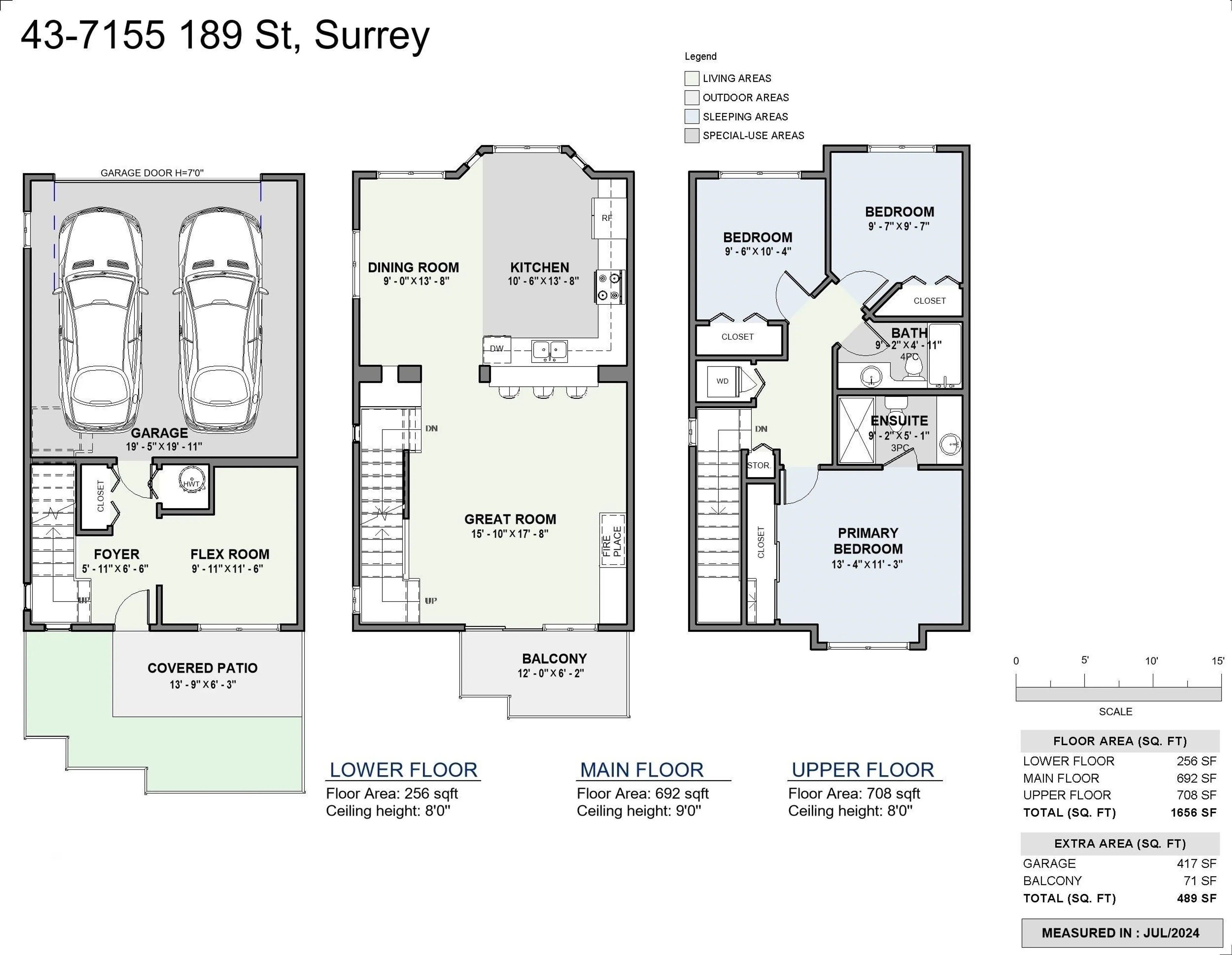 Property at #43 7155 189 STREET, Surrey, BC