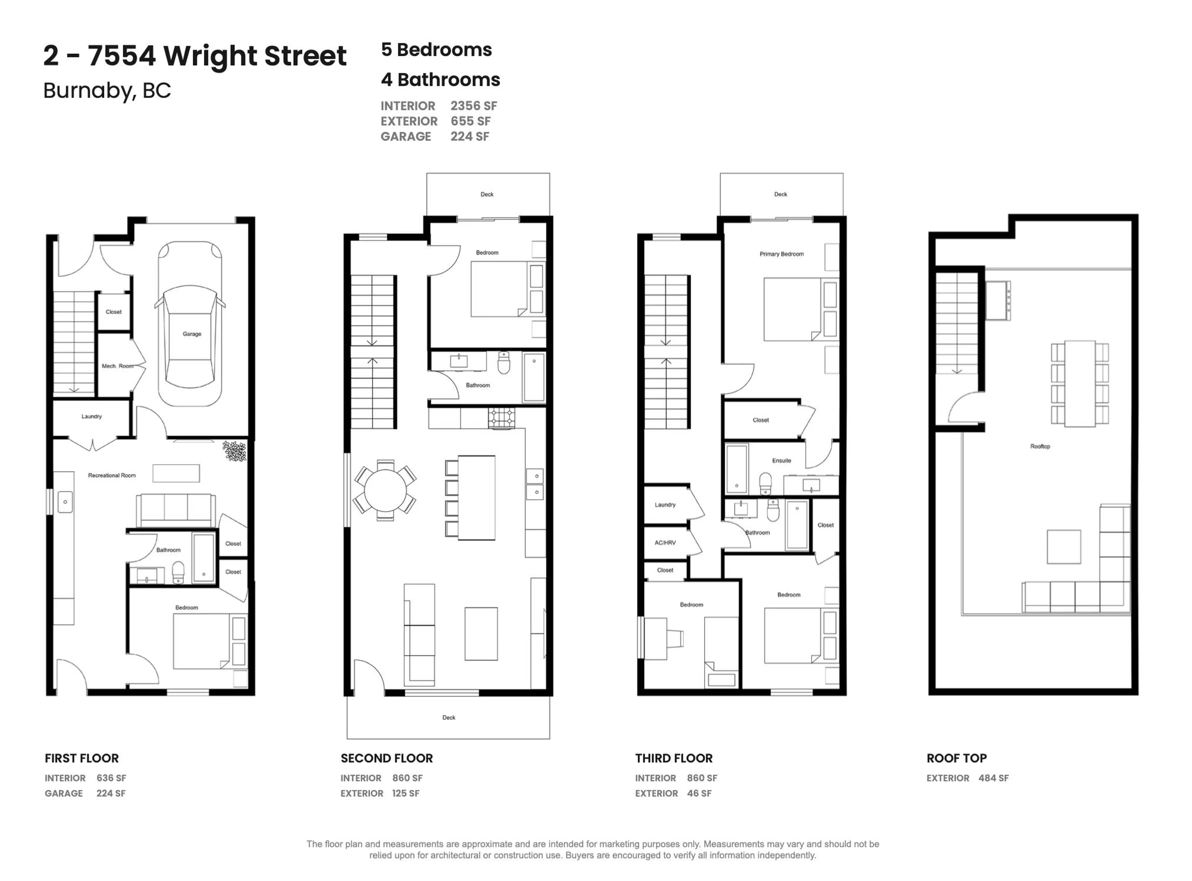 Property at #2 7554 WRIGHT STREET, Burnaby, BC
