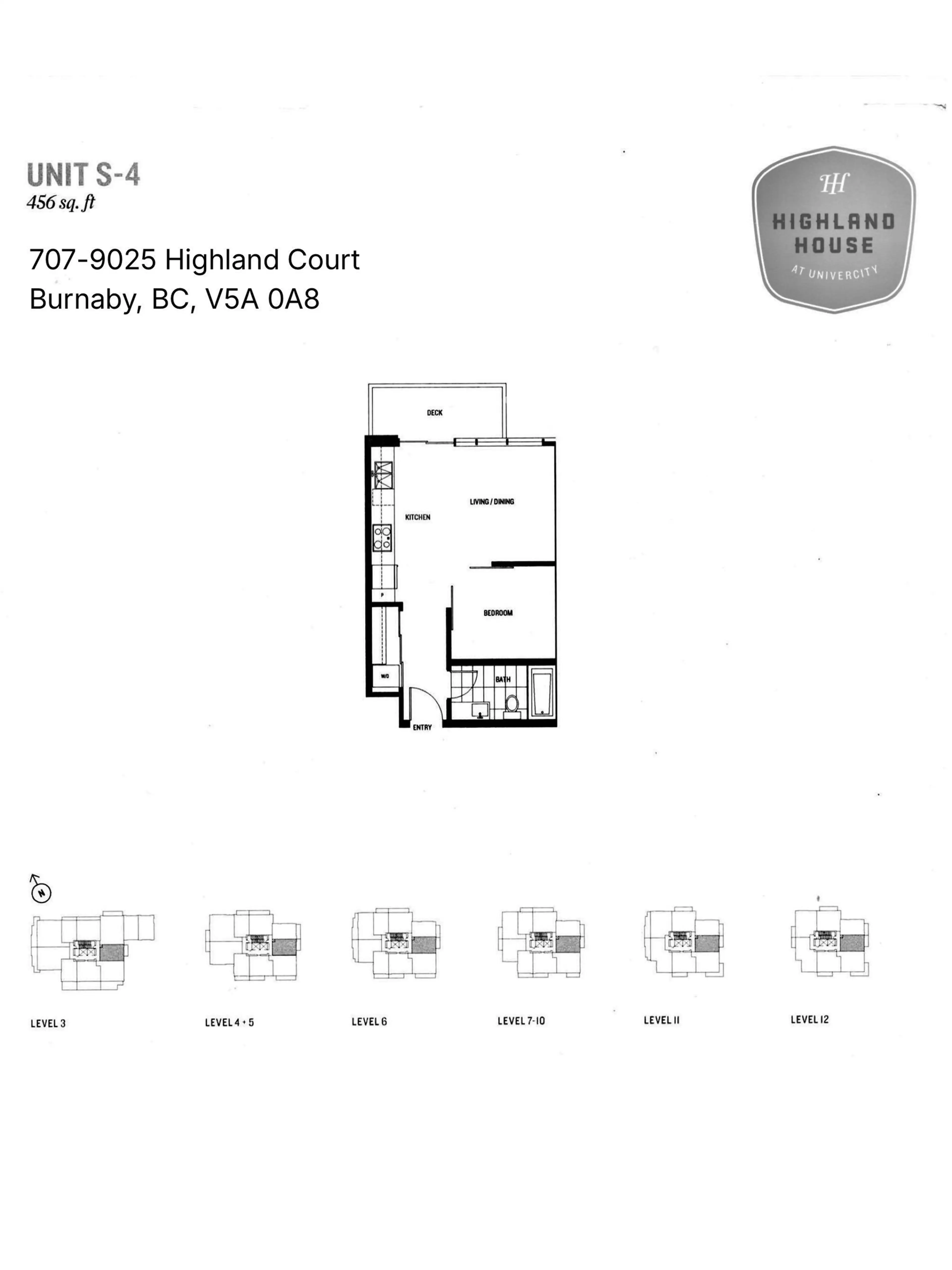 Property at #707 9025 HIGHLAND COURT, Burnaby, BC