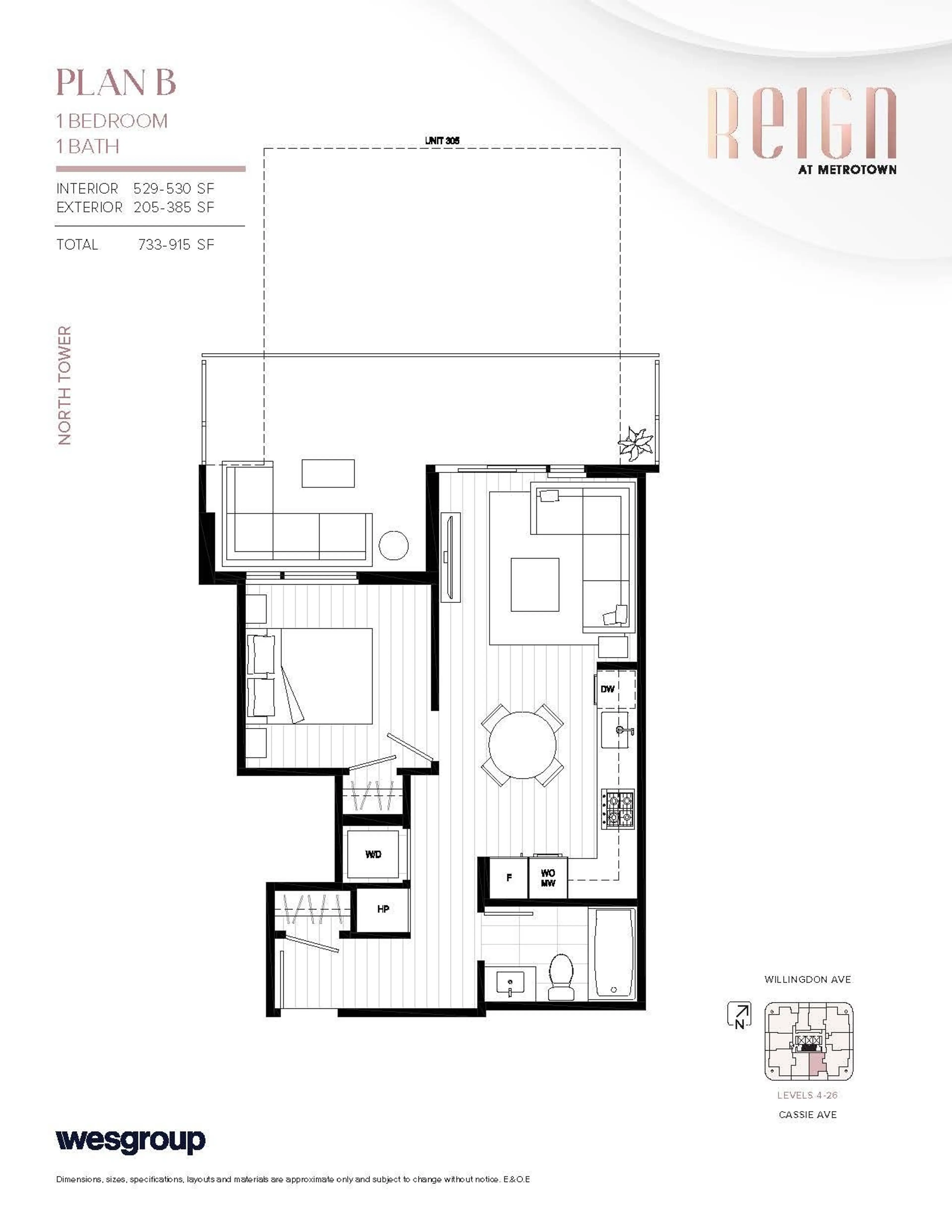 Property at #1205 6263 CASSIE AVENUE, Burnaby, BC