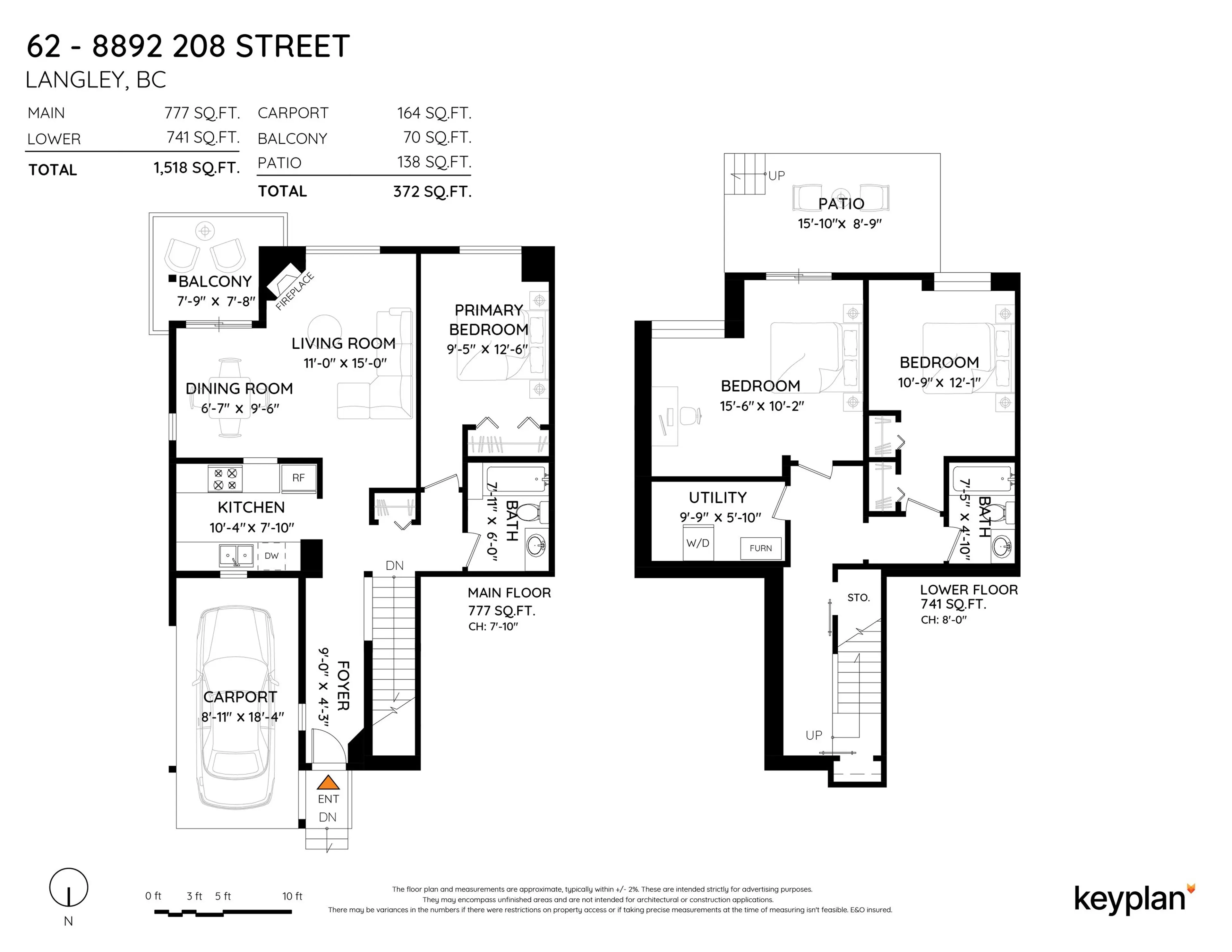 Property at #62 8892 208 STREET, Langley, BC