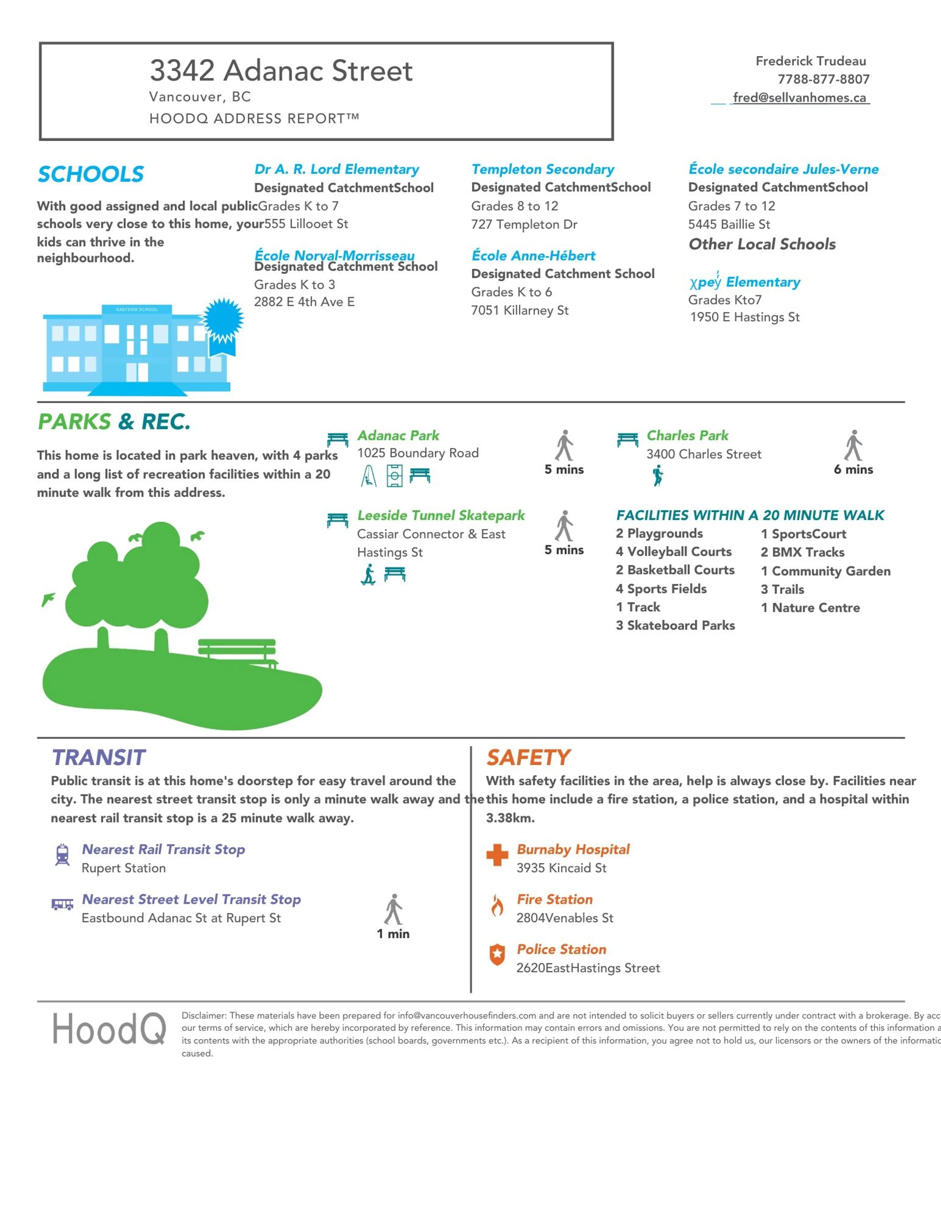 Property at 3342 ADANAC STREET, Vancouver, BC