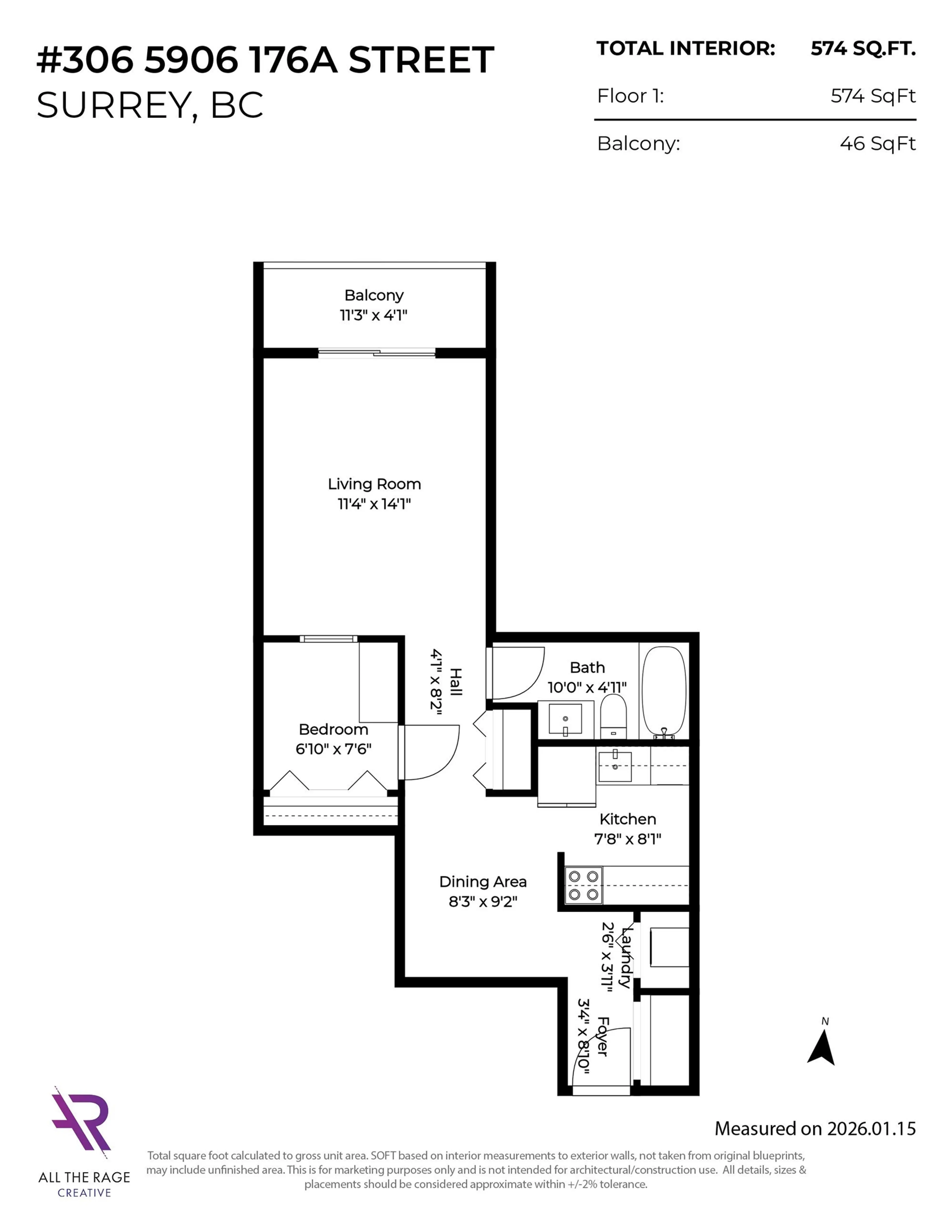Property at #306 5906 176A STREET, Surrey, BC