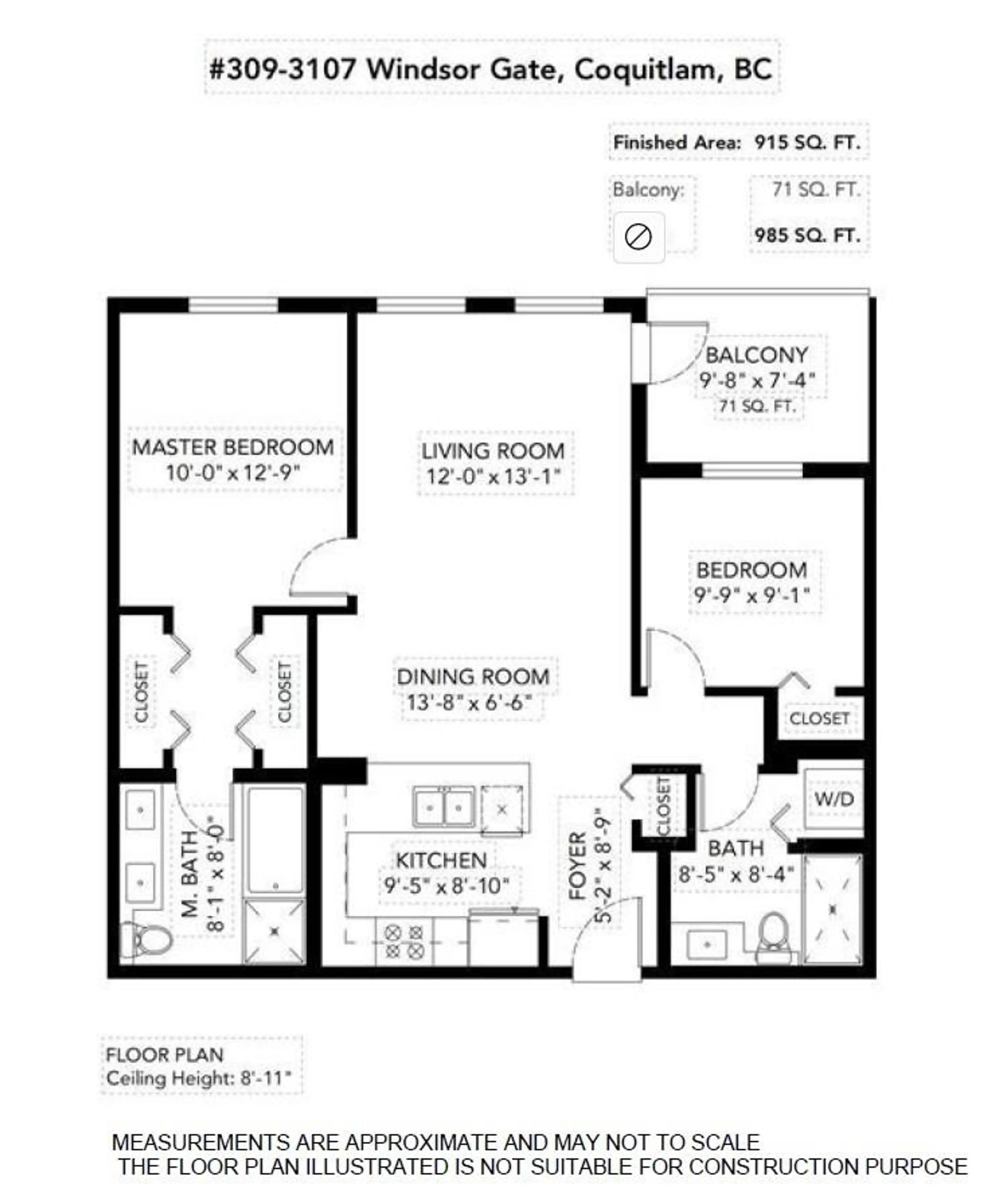 Property at #309 3107 WINDSOR GATE, Coquitlam, BC