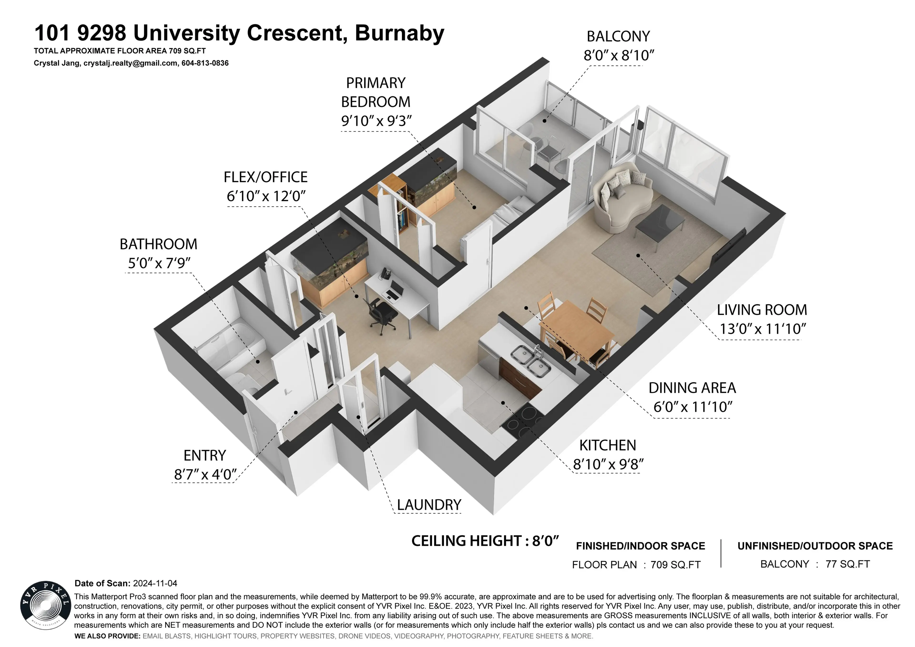 Property at #101 9298 UNIVERSITY CRESCENT, Burnaby, BC