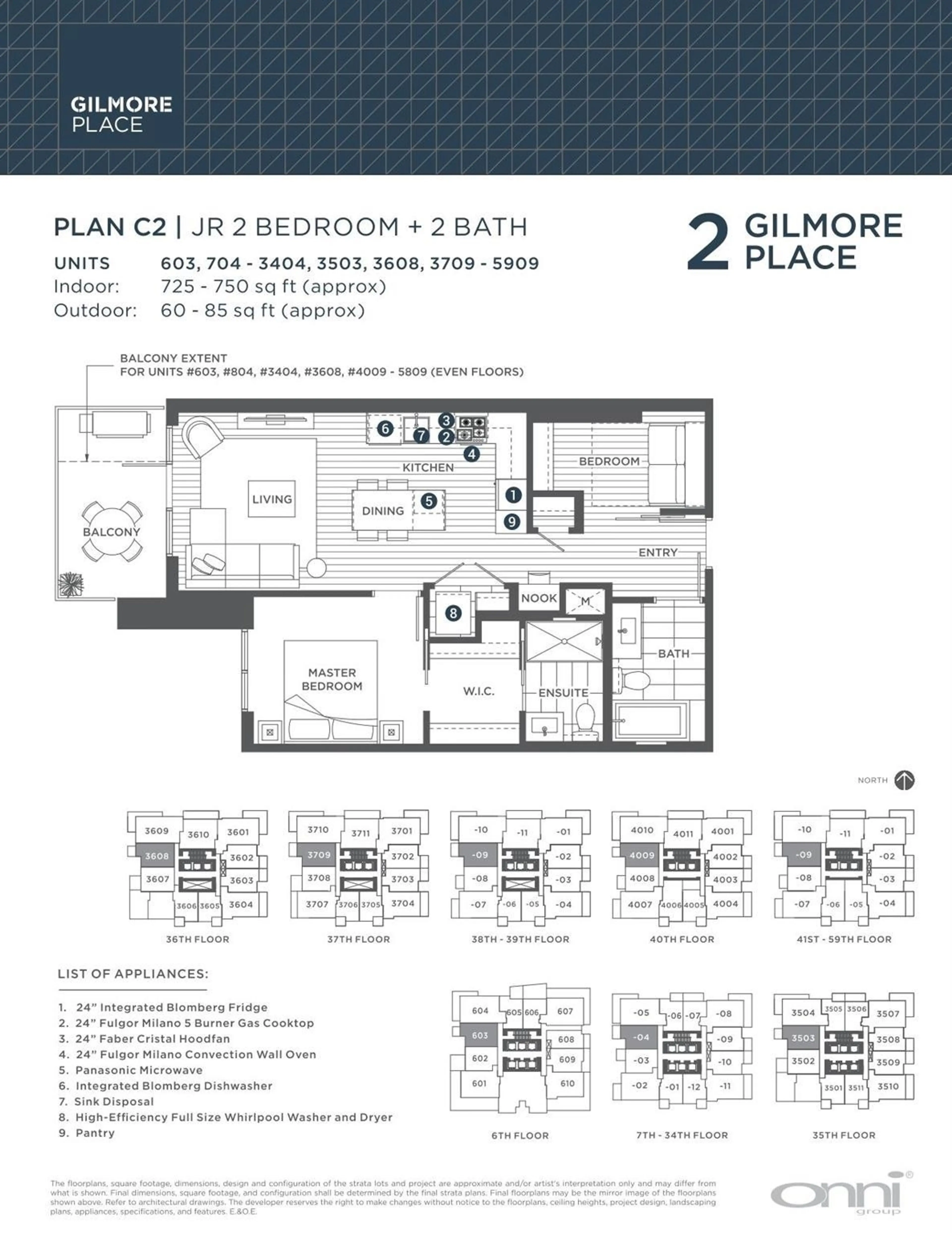 Property at #5509 2108 GILMORE AVENUE, Burnaby, BC