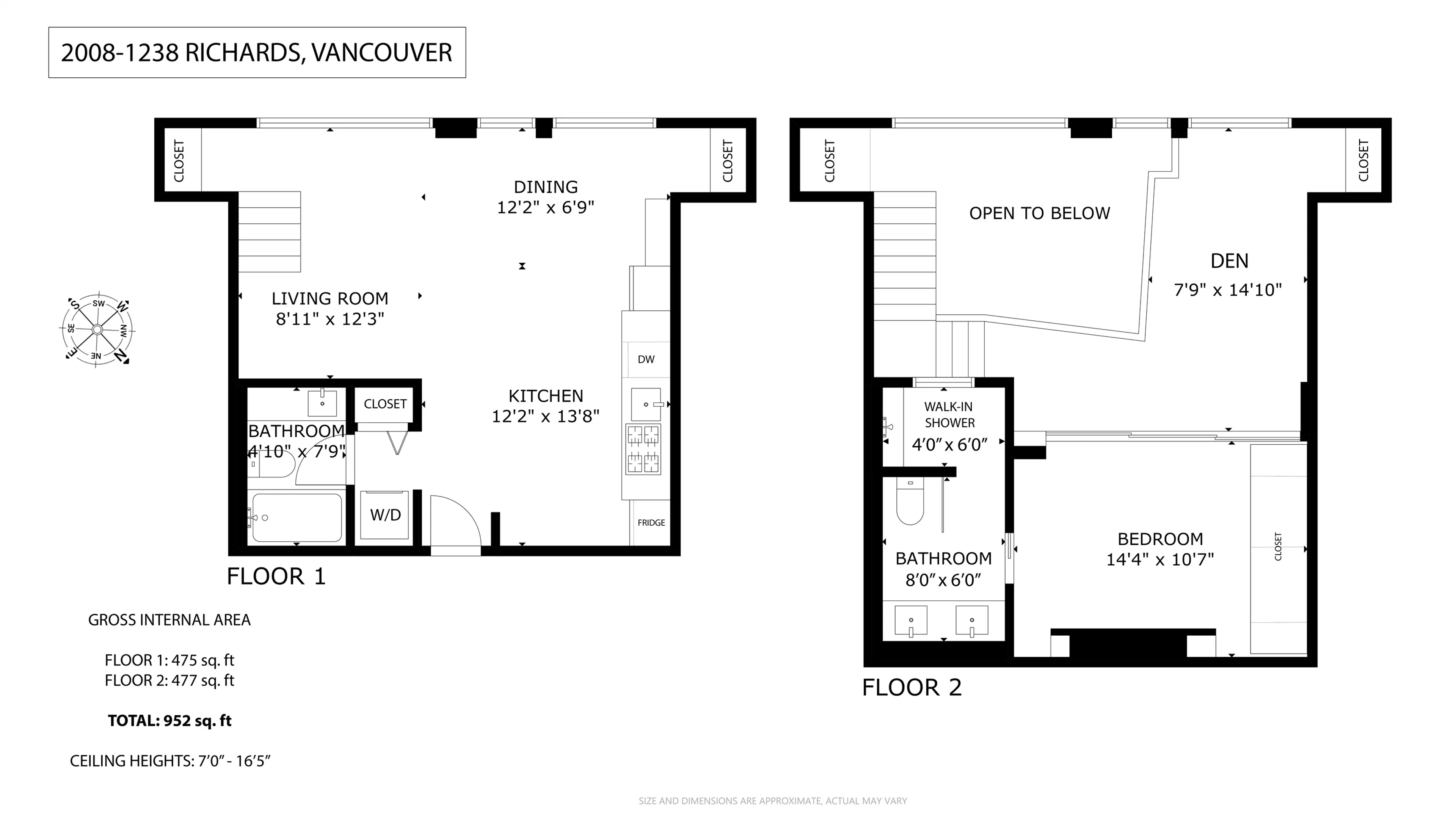 Property at #2008 1238 RICHARDS STREET, Vancouver, BC